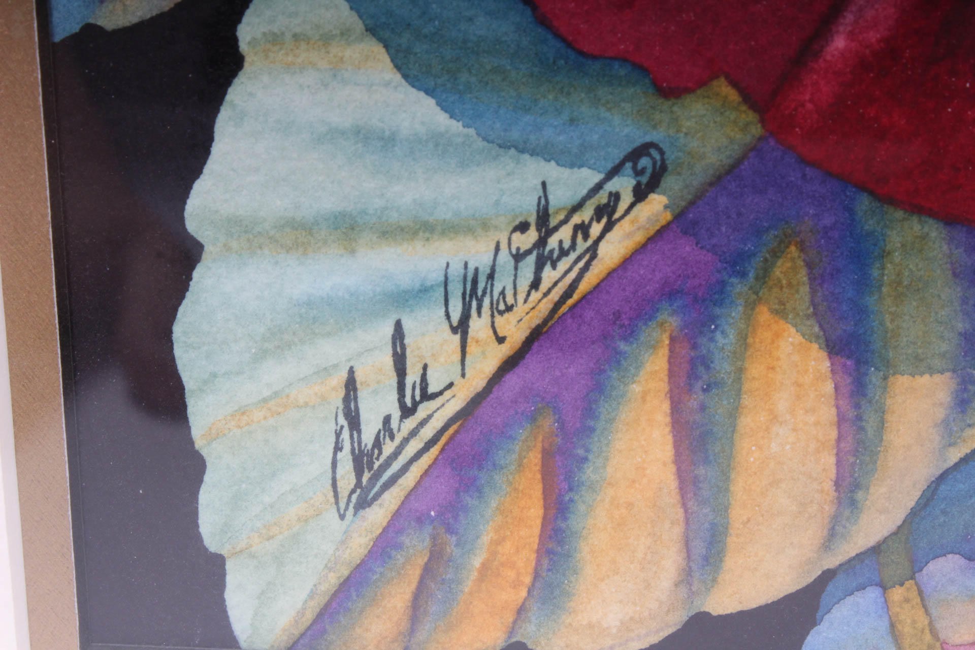 Charles Matheny Floral Watercolor