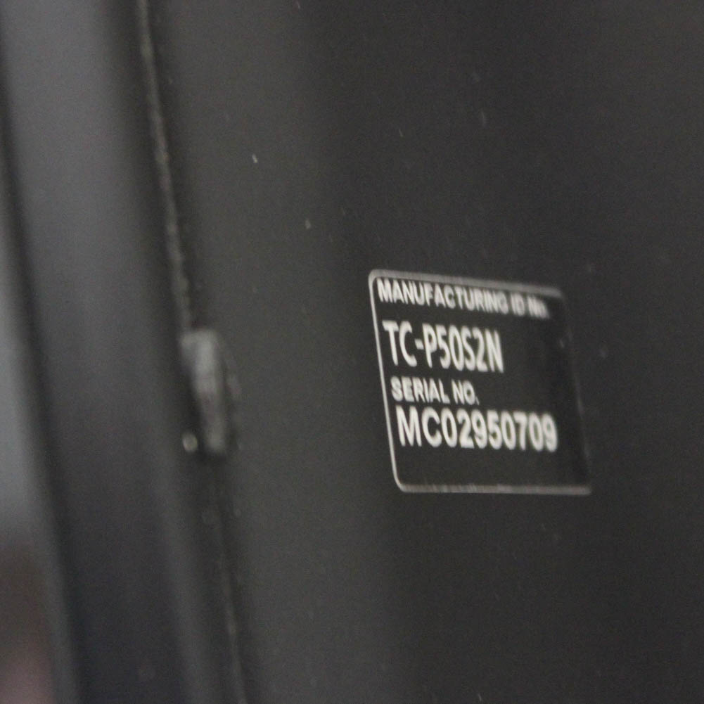 Panasonic 50" Plasma Screen Television and Wall Mount