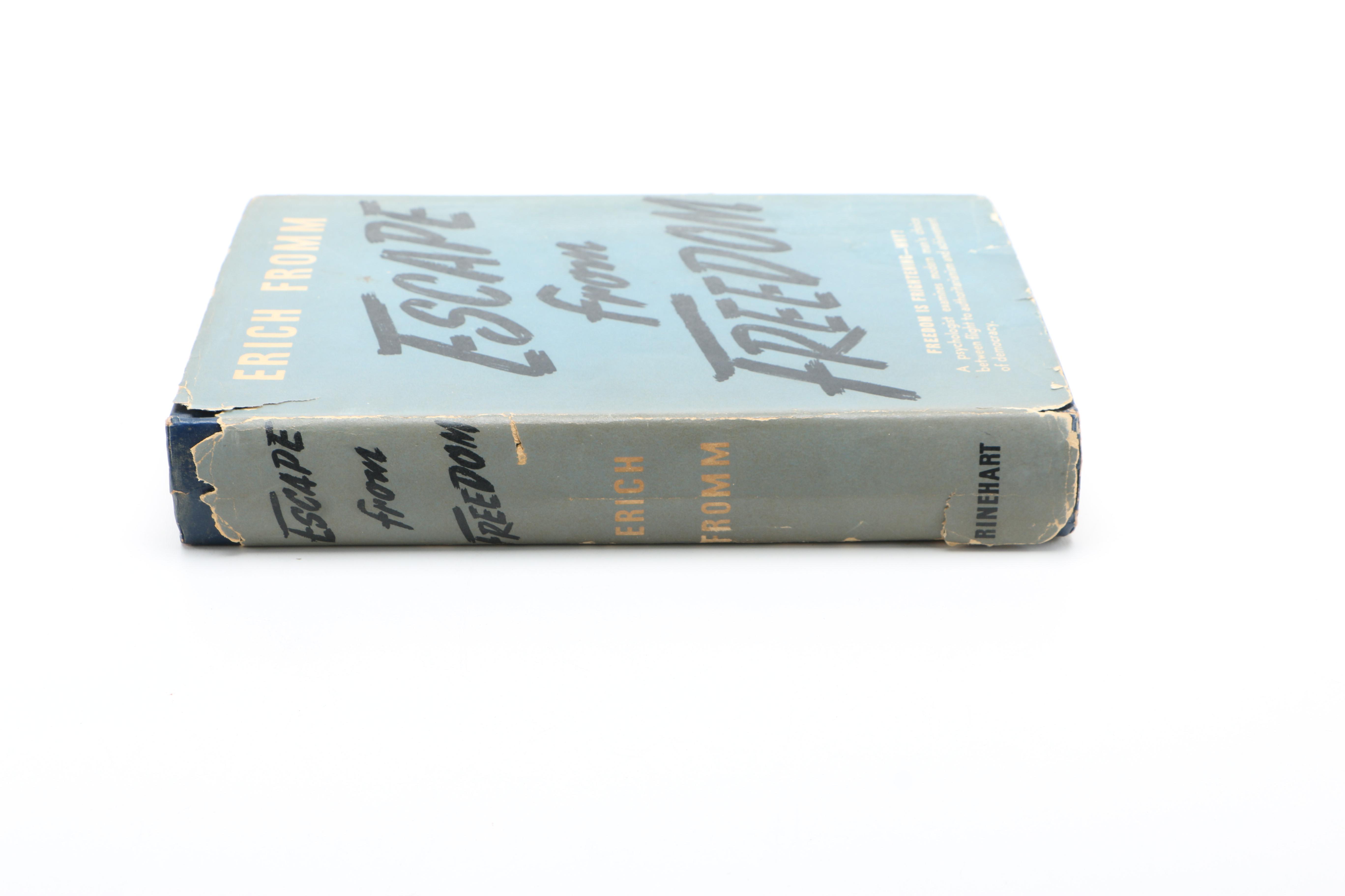 Vintage Hardcover "Escape from Freedom" by Erich Fromm