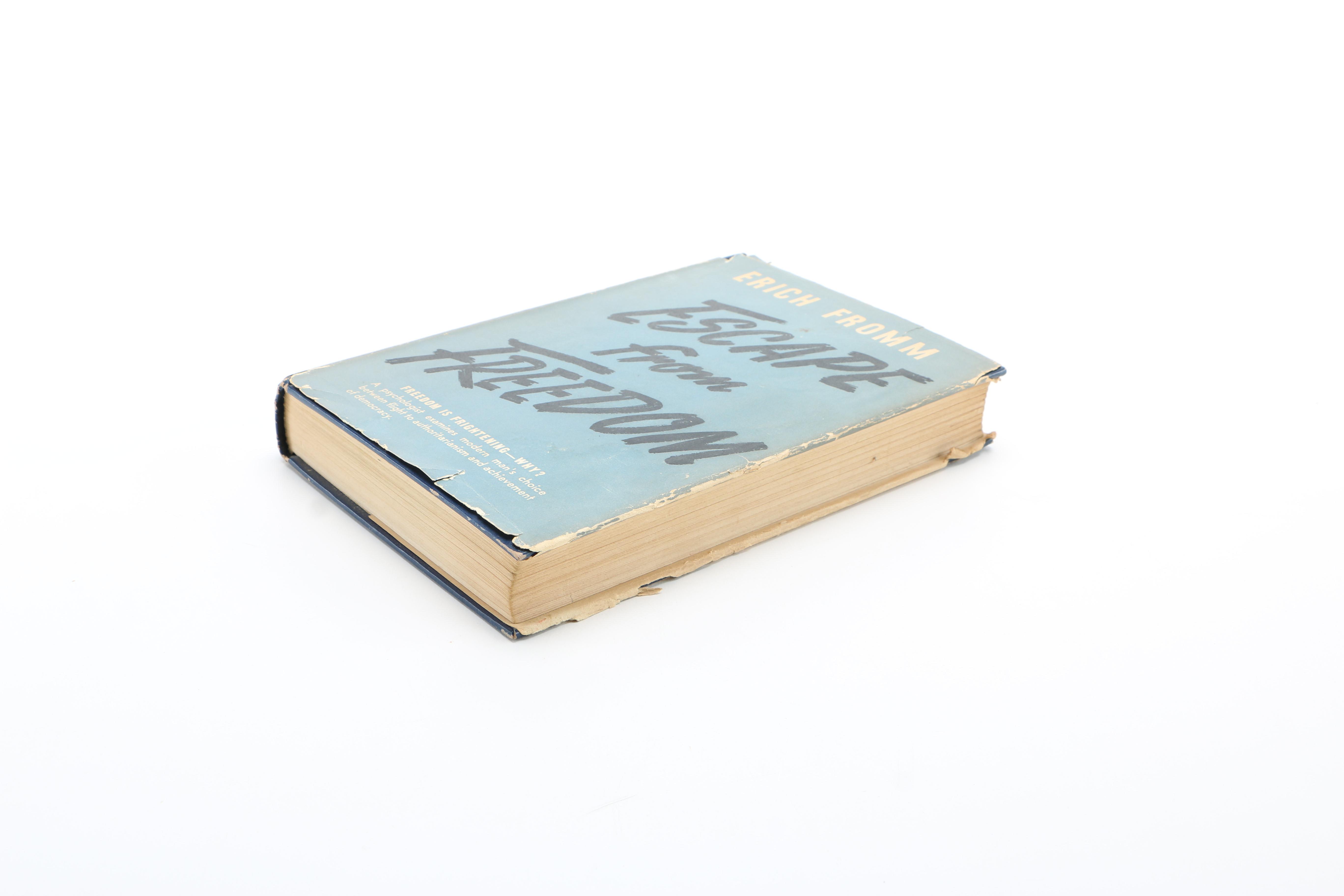 Vintage Hardcover "Escape from Freedom" by Erich Fromm