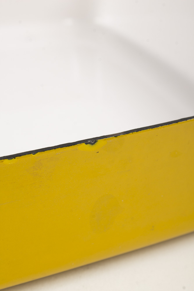 Vintage Dansk Yellow Enamelware Pans