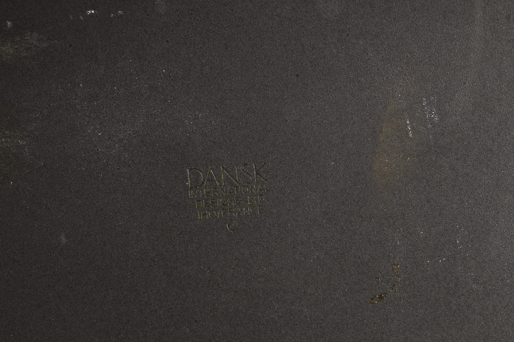 Vintage Dansk Yellow Enamelware Pans