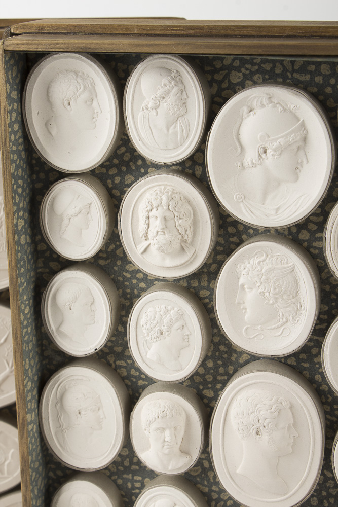 Boxed Collection of Miniature Grand Tour Intagliios