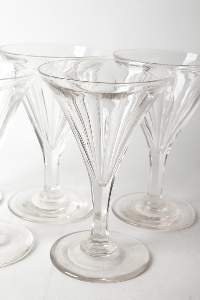 Set of Crystal Stemware