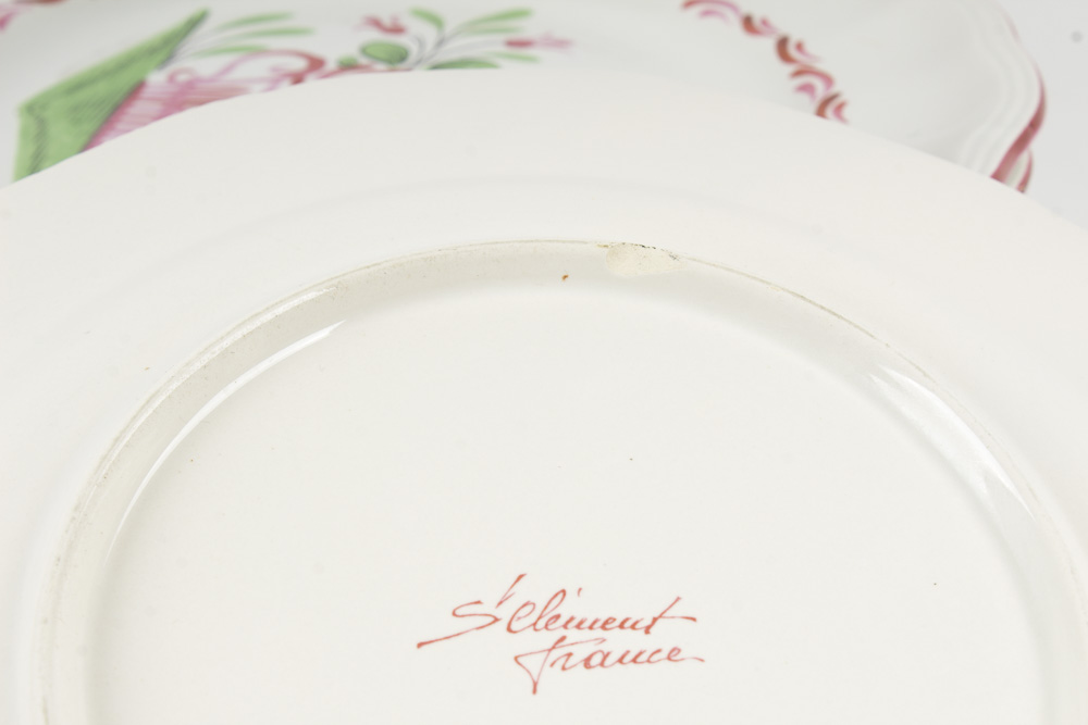 St. Clement "Chanteclerc Red" Dinner Plates