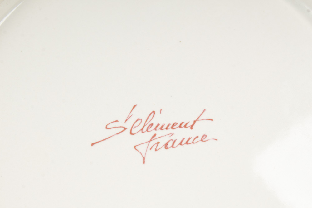 St. Clement "Chanteclerc Red" Dinner Plates