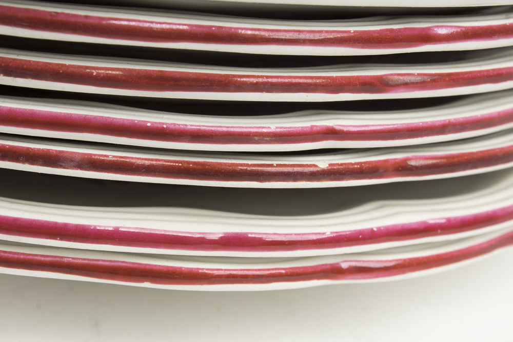 St. Clement "Chanteclerc Red" Dinner Plates