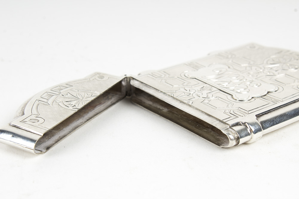 Sterling Silver and Silver Plated Cases and Lined Trinket Box