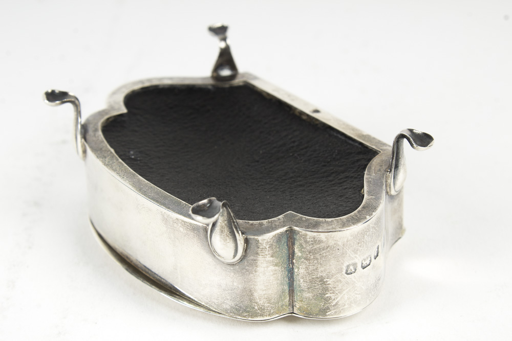 Sterling Silver and Silver Plated Cases and Lined Trinket Box