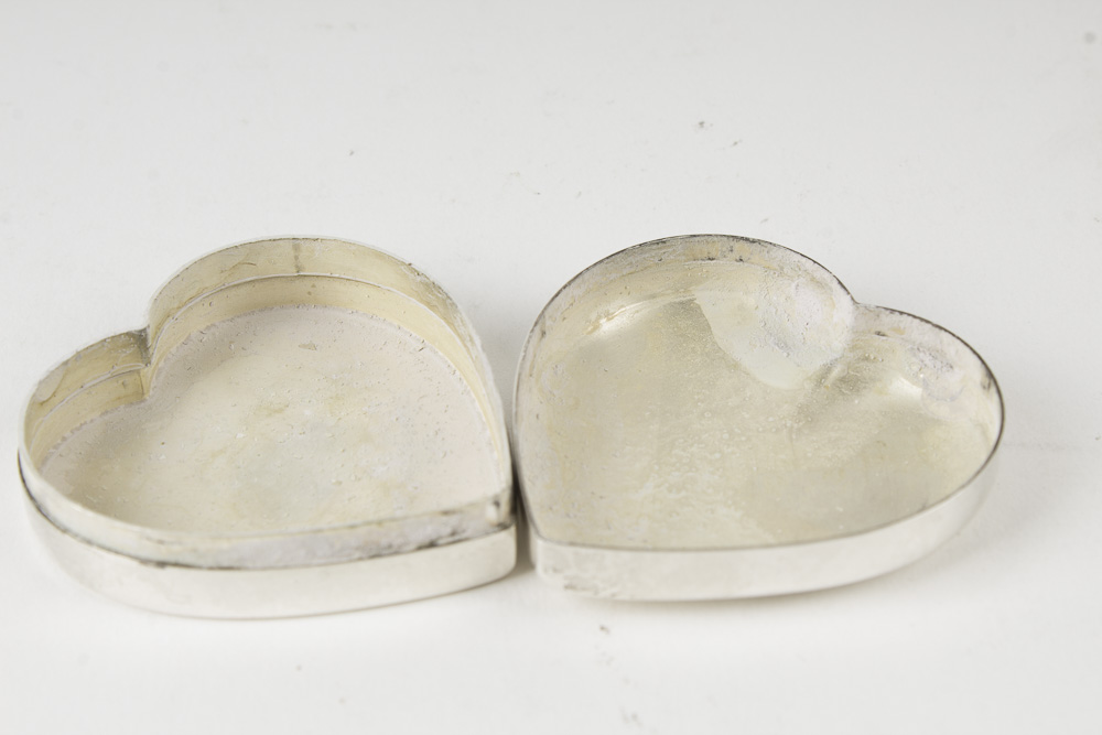 Gucci Heart Shaped Sterling Silver Box