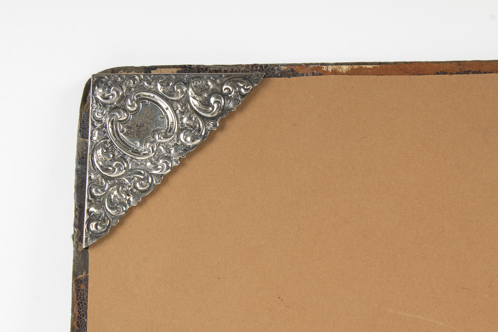 Vintage Blotter with Black, Starr & Frost Sterling Silver Corners