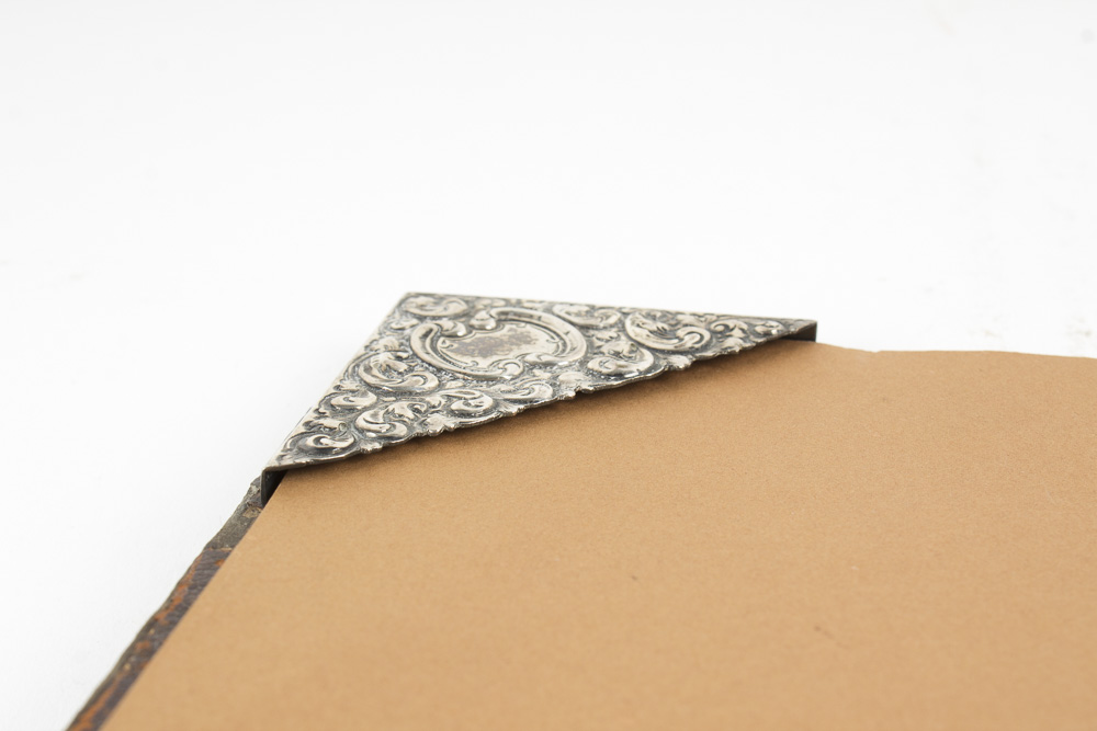 Vintage Blotter with Black, Starr & Frost Sterling Silver Corners