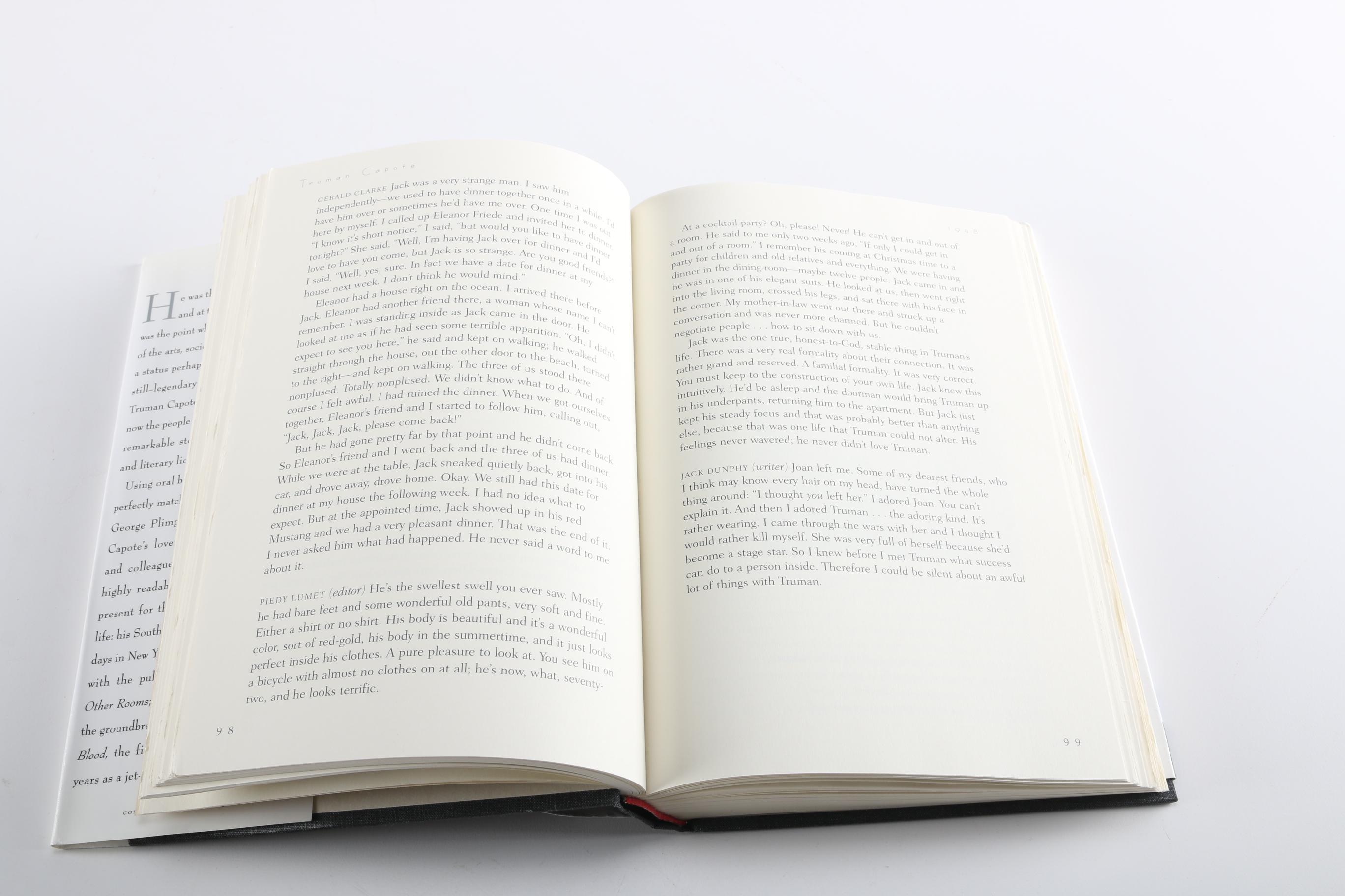 Two First Edition Truman Capote Books