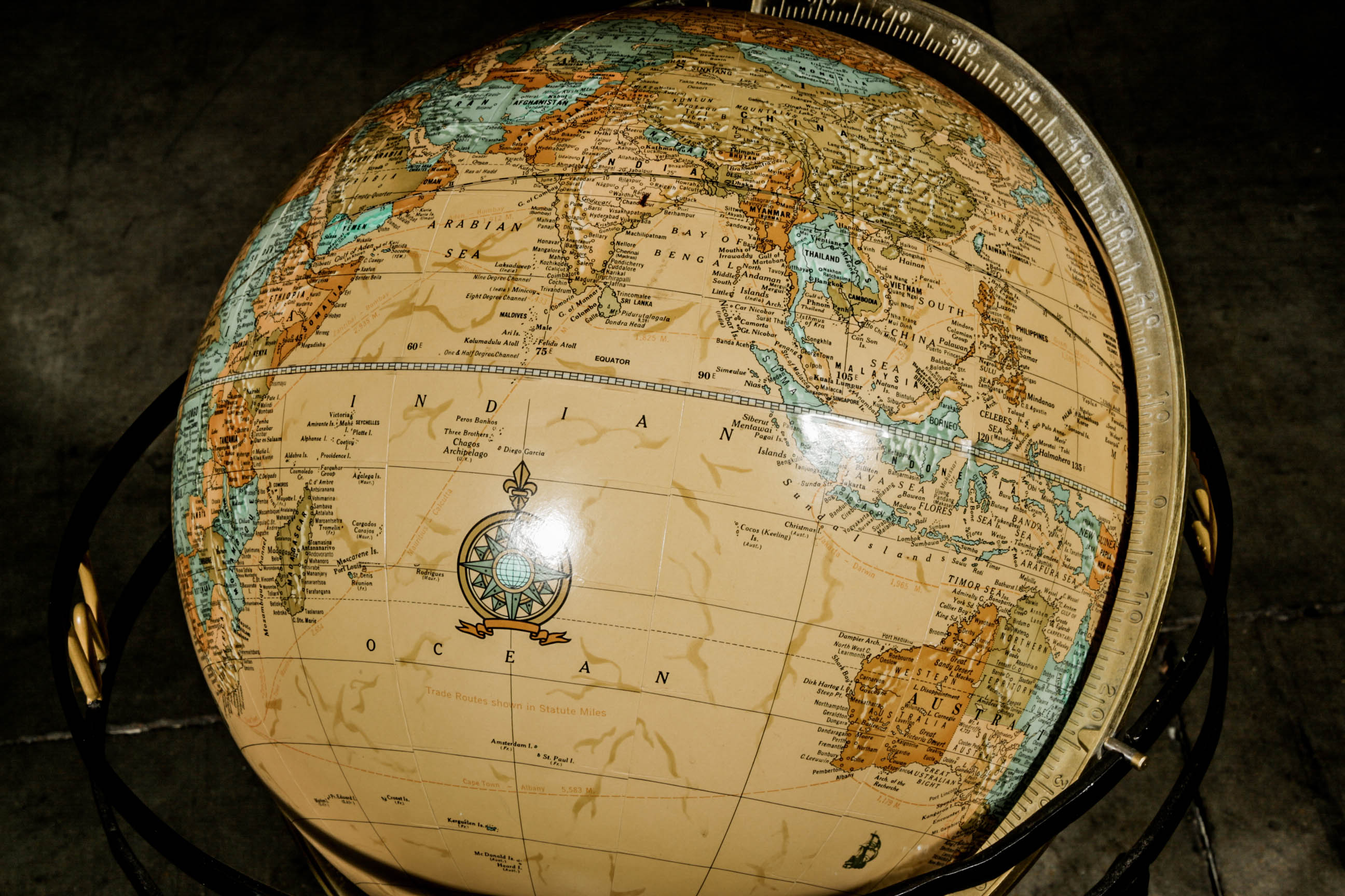 Cram's Imperial World Globe Including Stand