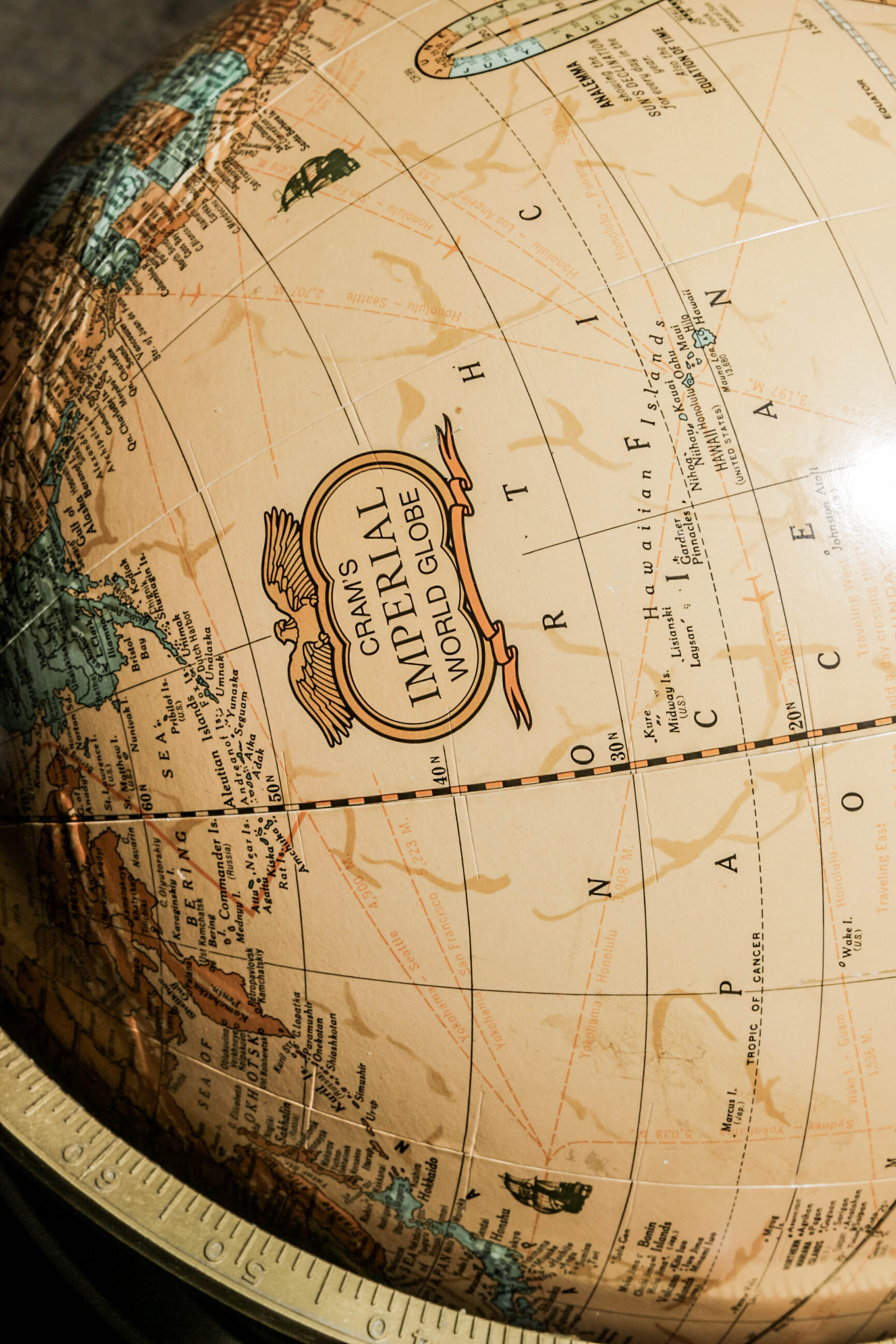 Cram's Imperial World Globe Including Stand