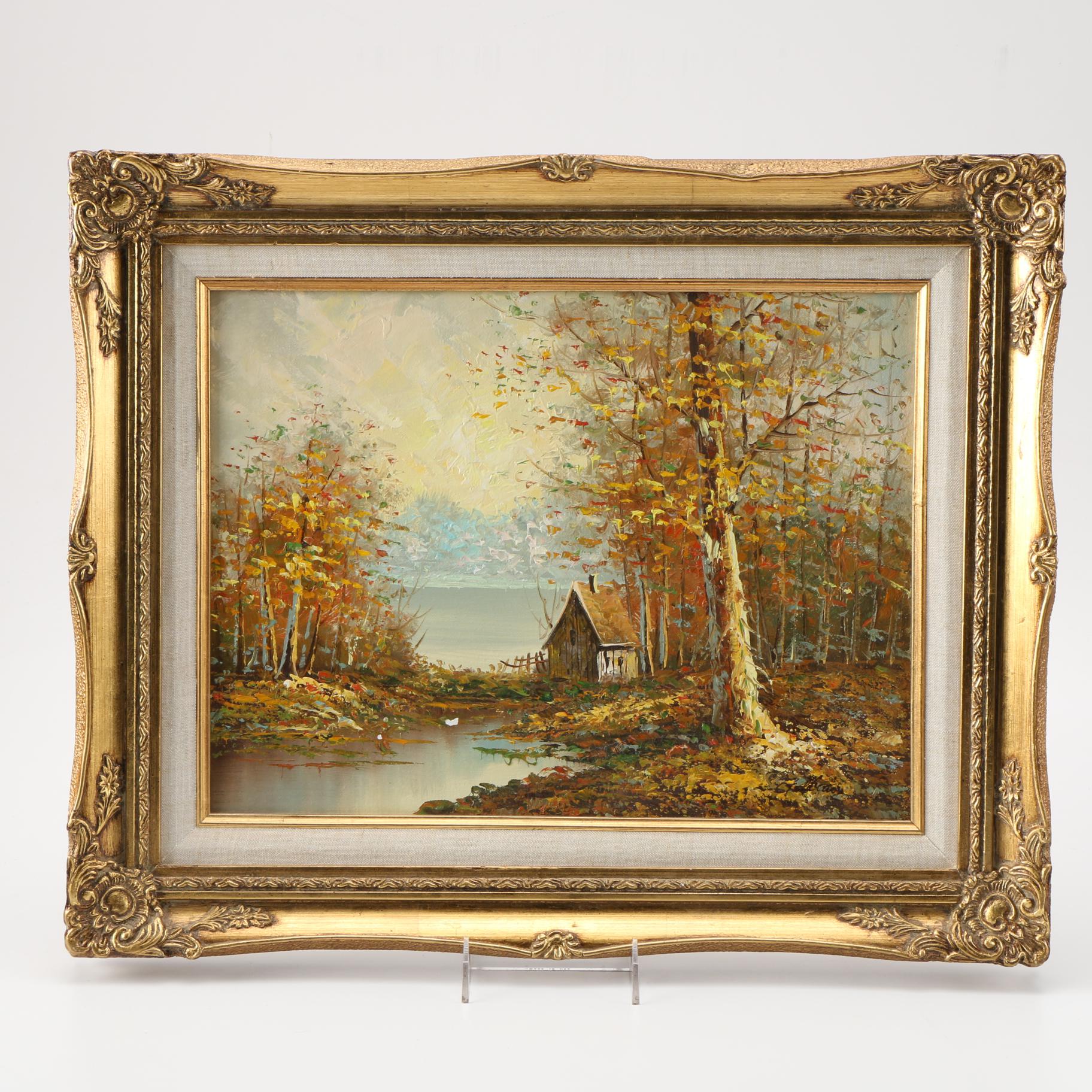 Oil Painting on Canvas of Landscape