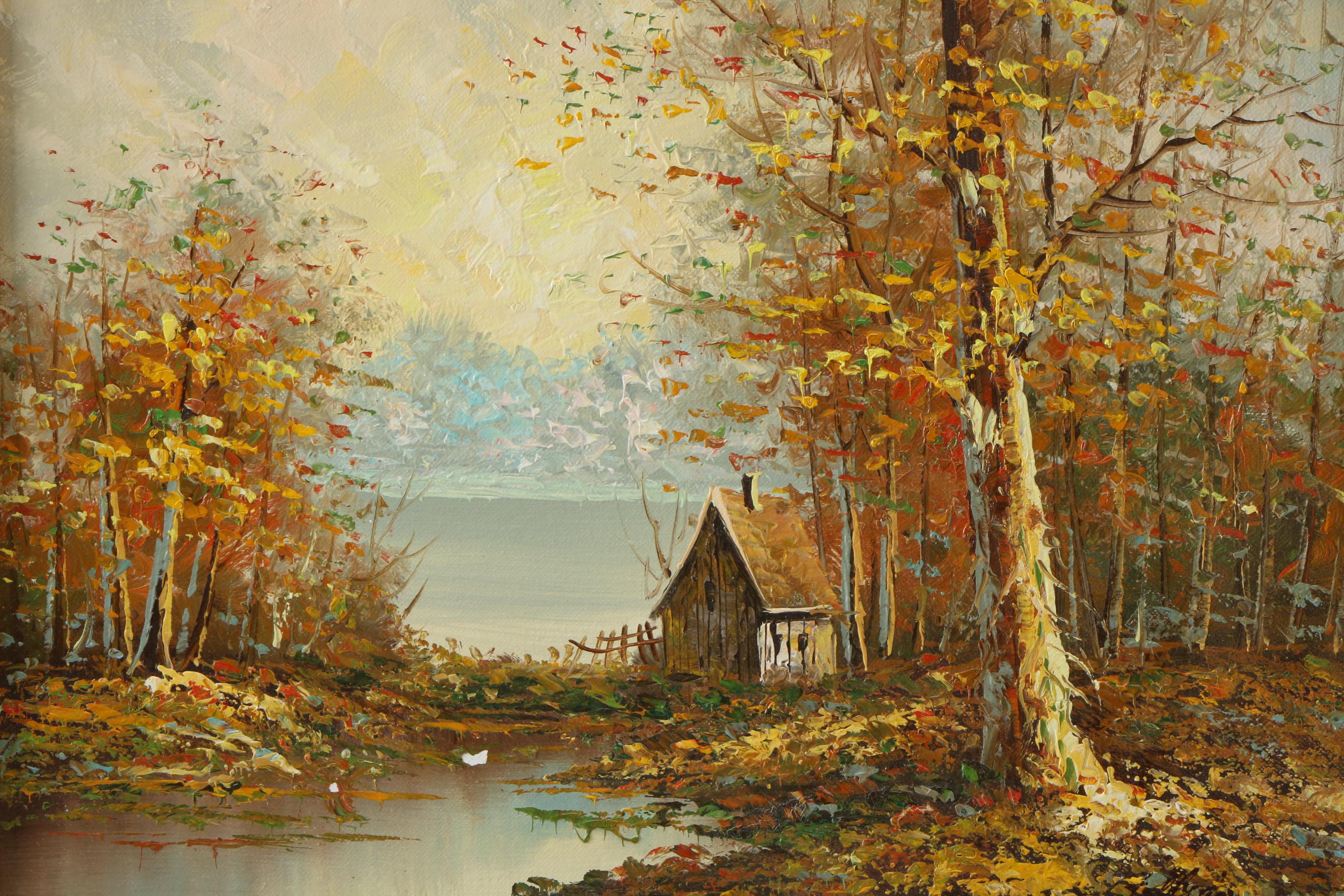 Oil Painting on Canvas of Landscape