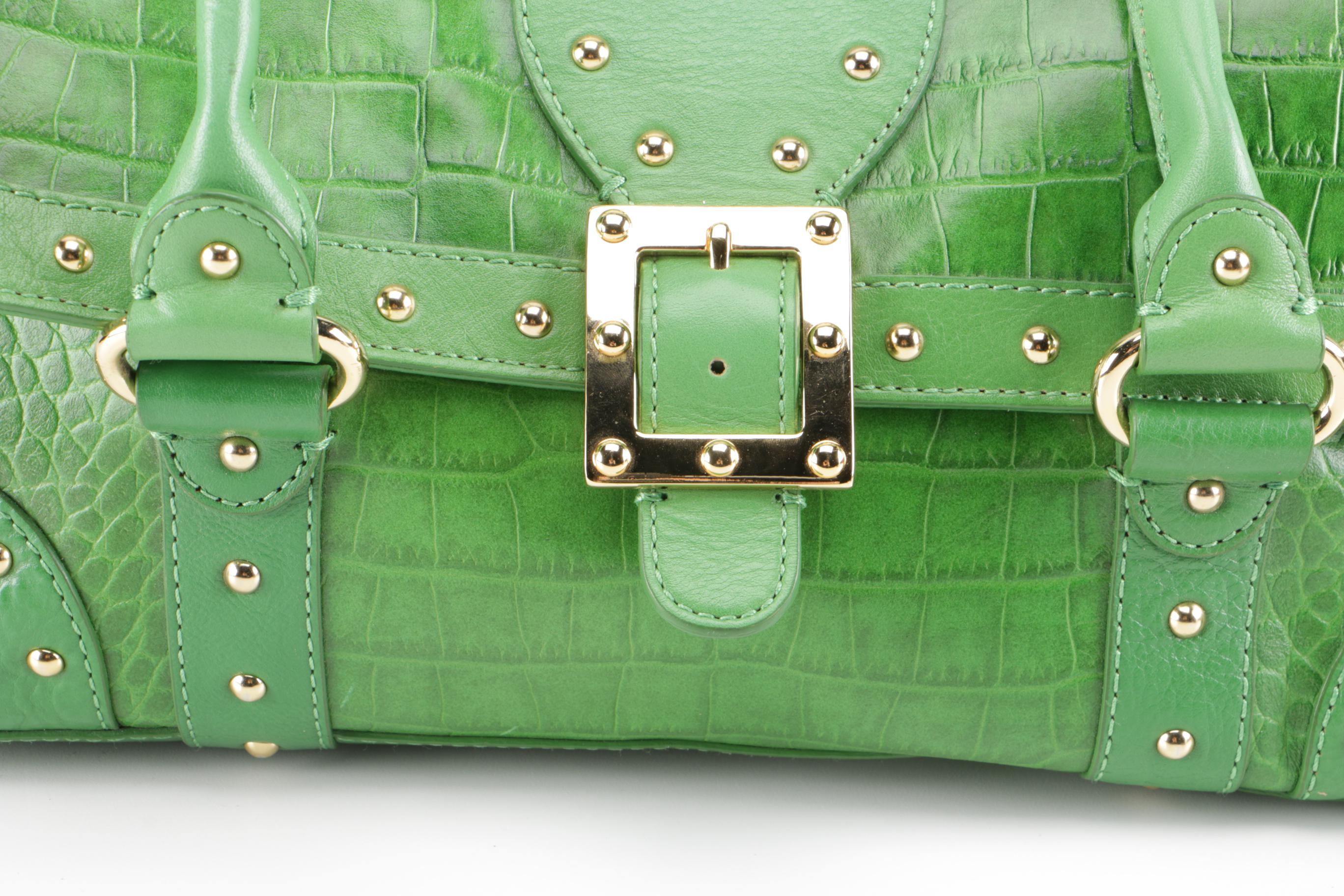 Michaeal Michael Kors Green Shoulder Bag