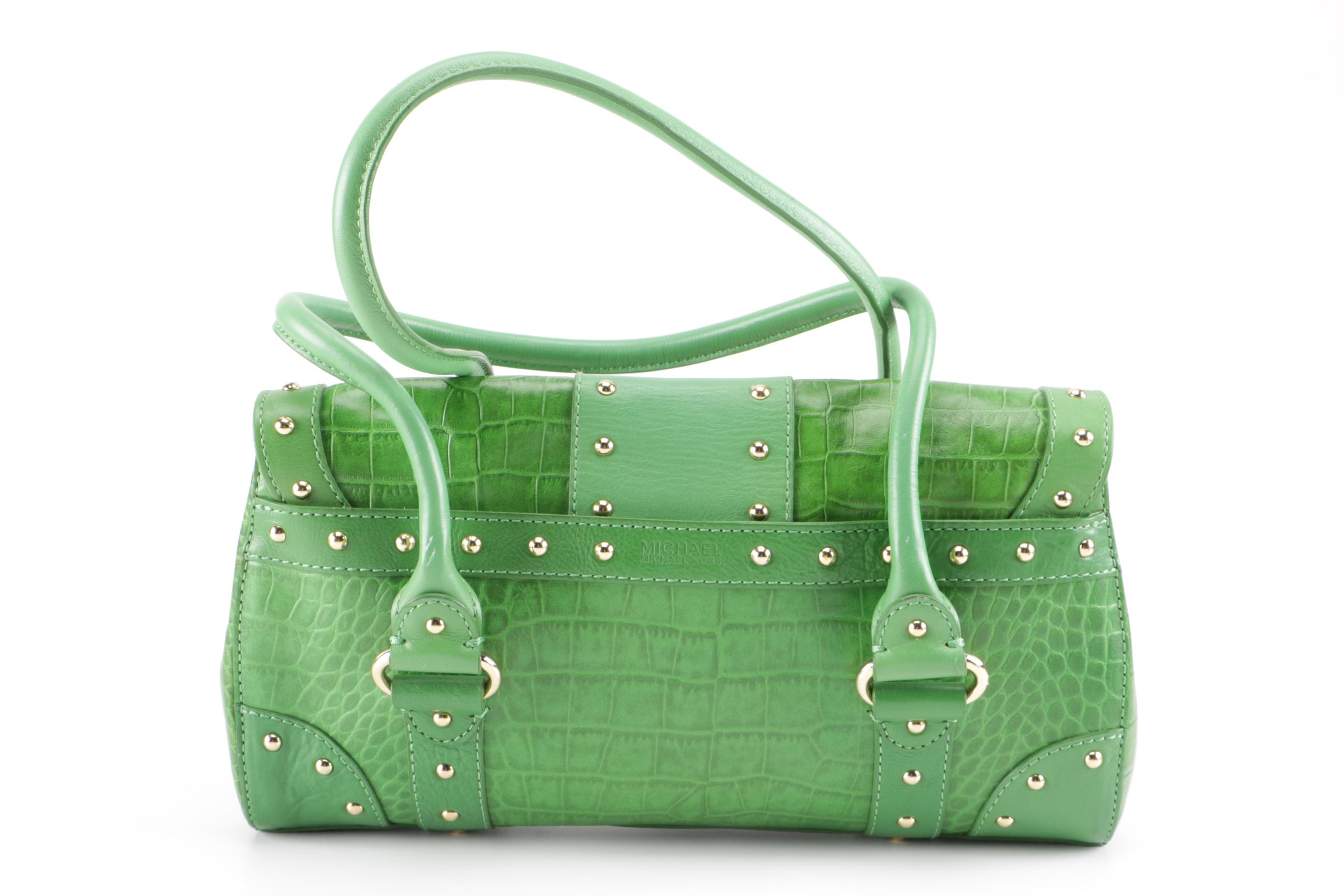 Michaeal Michael Kors Green Shoulder Bag