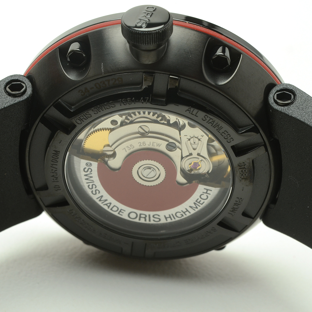 NEW Oris TT1 Day Date 43mm PVD/DLC Black Coated Steel Automatic