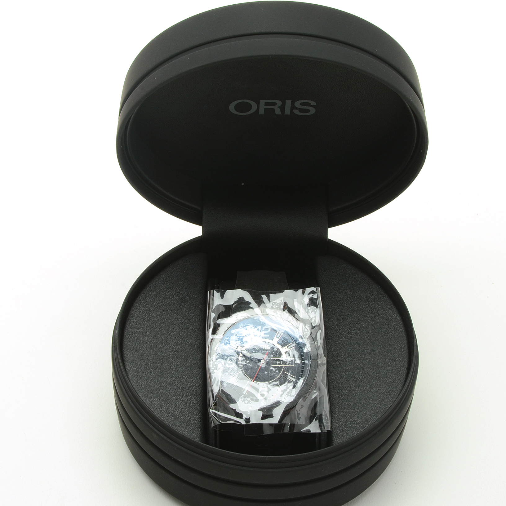 NEW Oris TT1 Day Date 43mm PVD/DLC Black Coated Steel Automatic