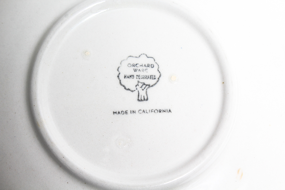 Vintage Franciscan Whitestone Ware "Merry-Go-Round"