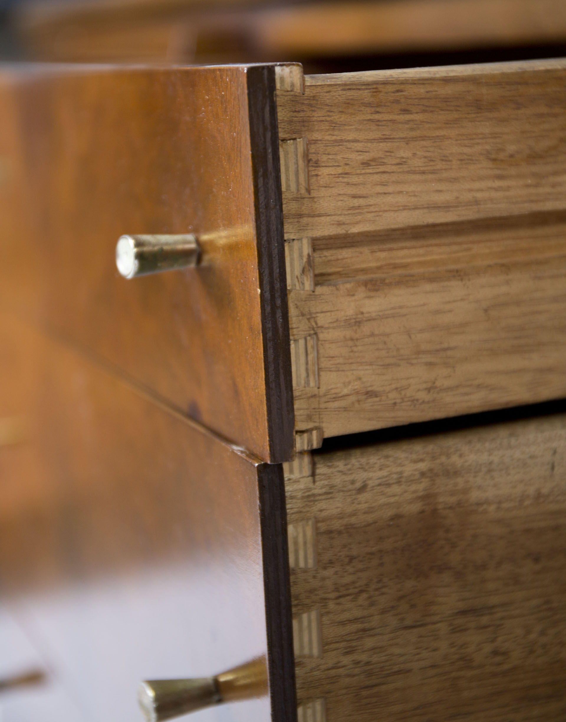 Mid Century Modern Mahogany Side Board