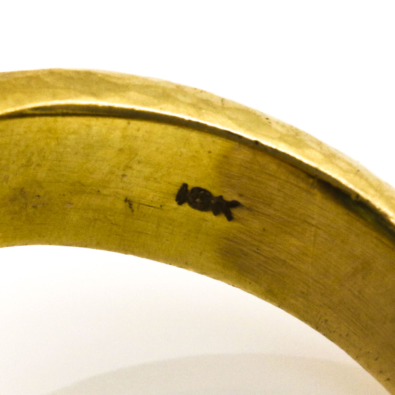 18K Yellow Gold Tourmalinated Tourmaline Ring