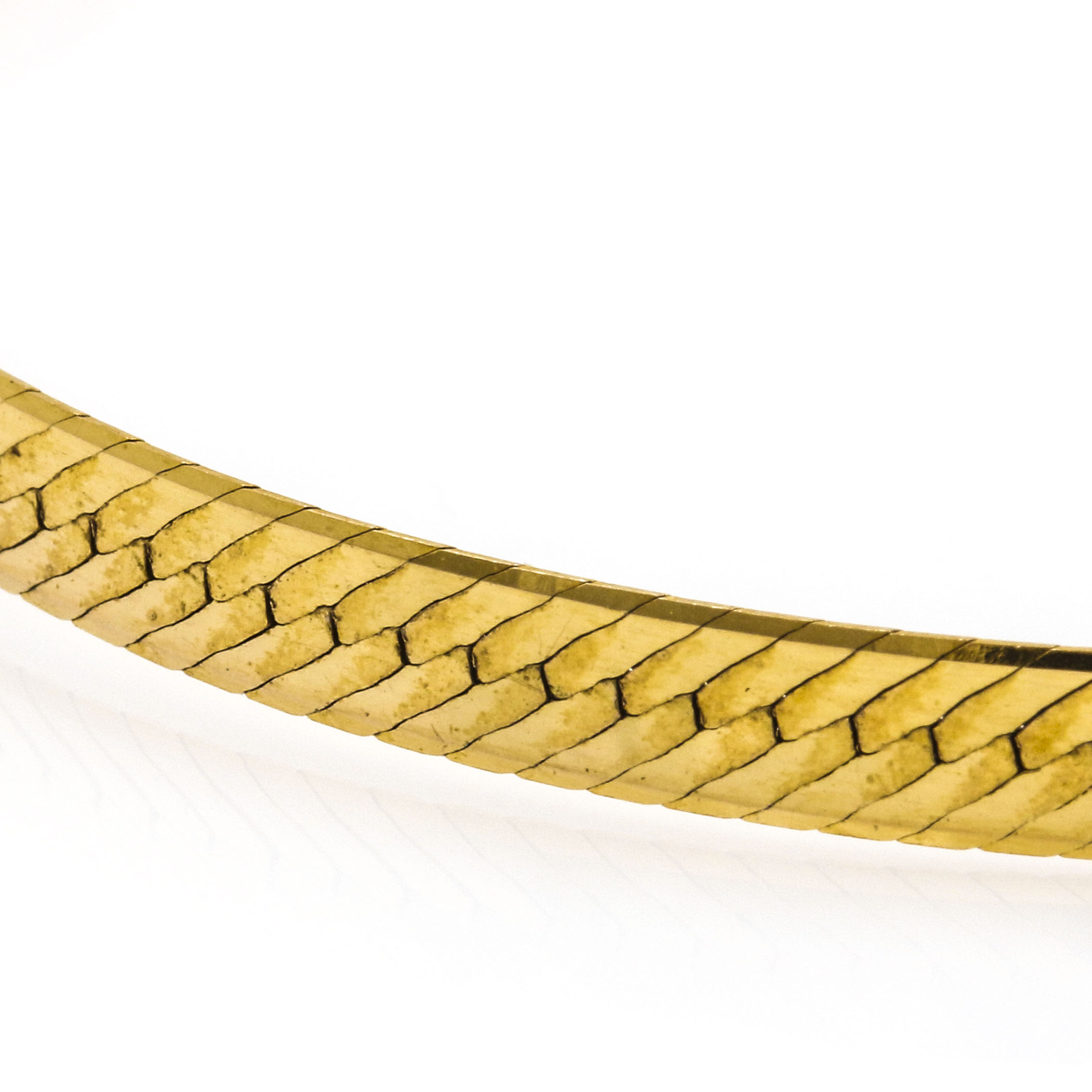 14K Yellow Gold Herringbone Bracelet