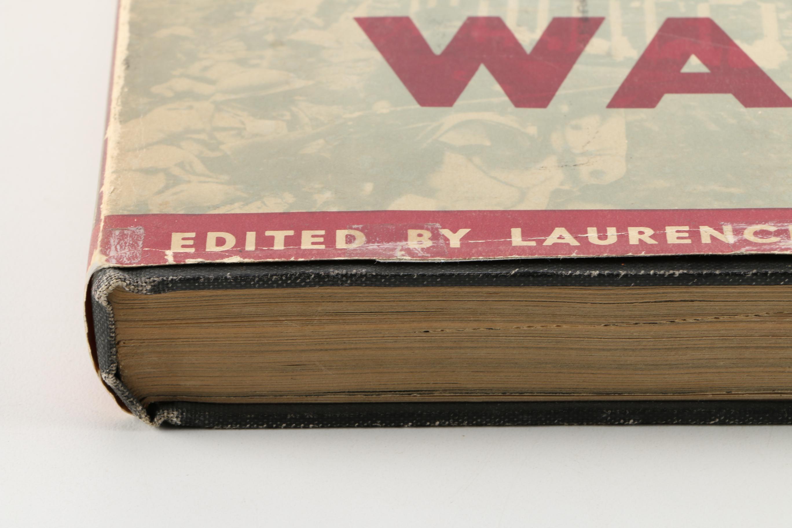 1933 First Edition "The First World War: A Photographic History" Edited by Laurence Stallings