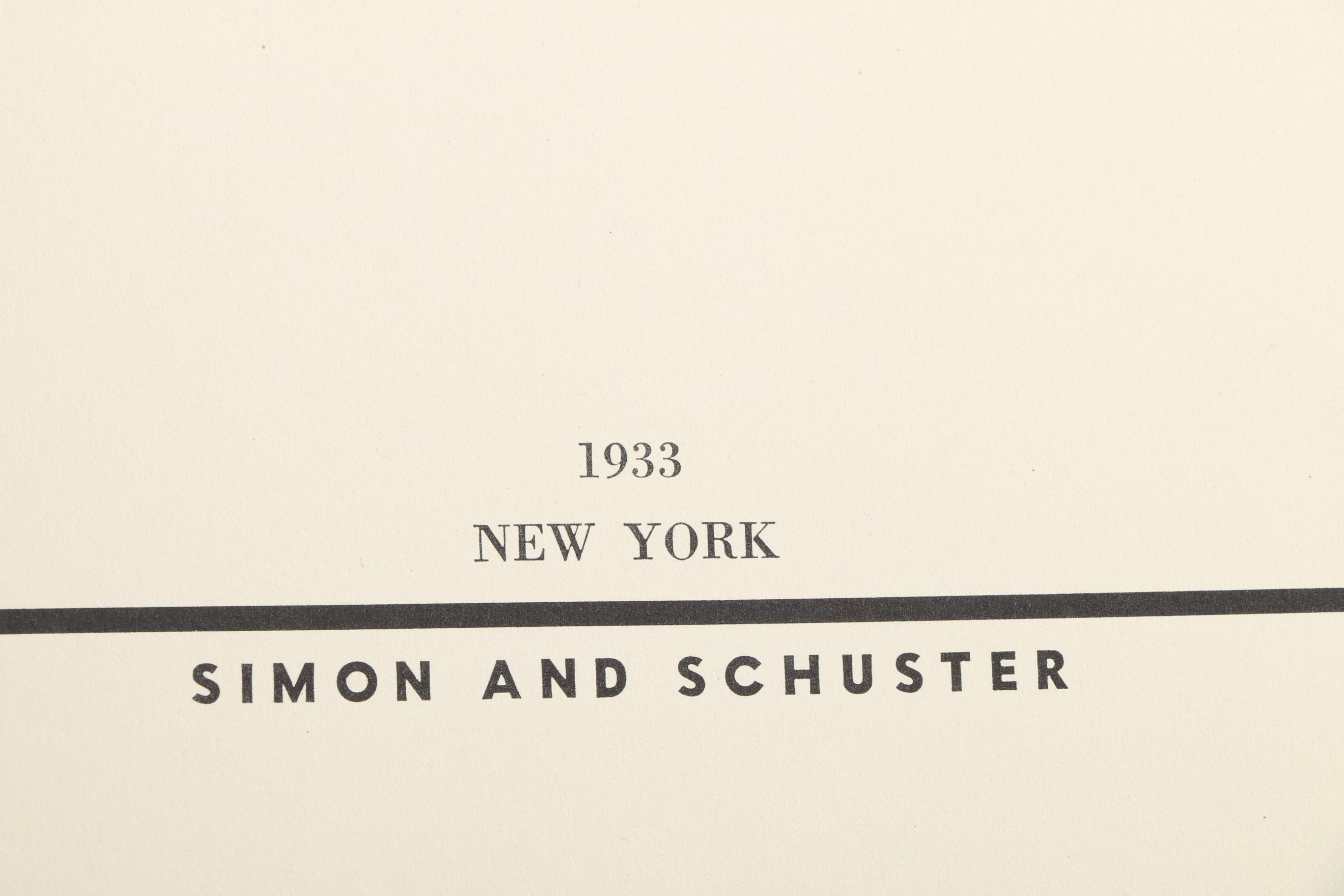 1933 First Edition "The First World War: A Photographic History" Edited by Laurence Stallings