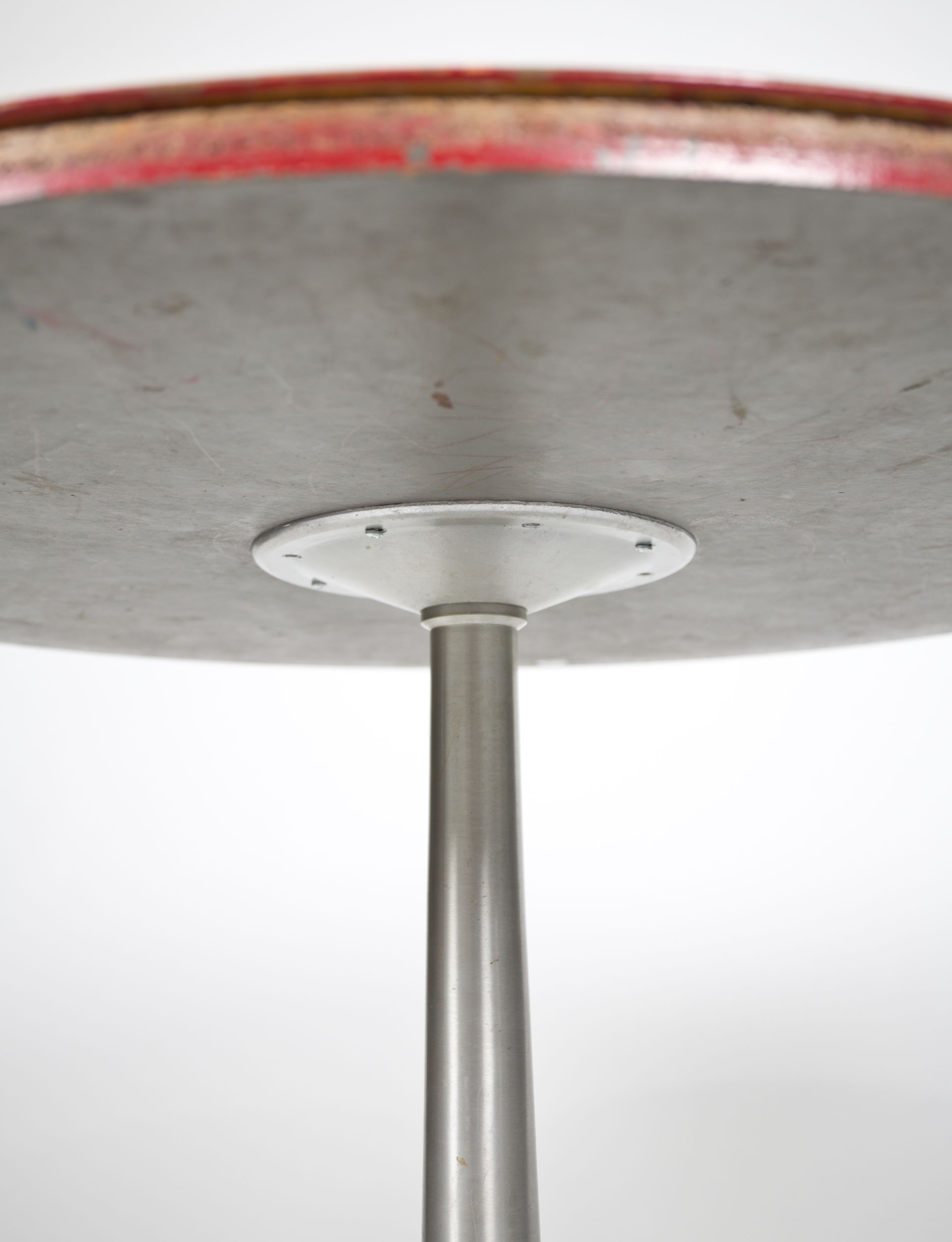 Danish Modern Poul Cadovius Table Painted by Susanne F. Mygge