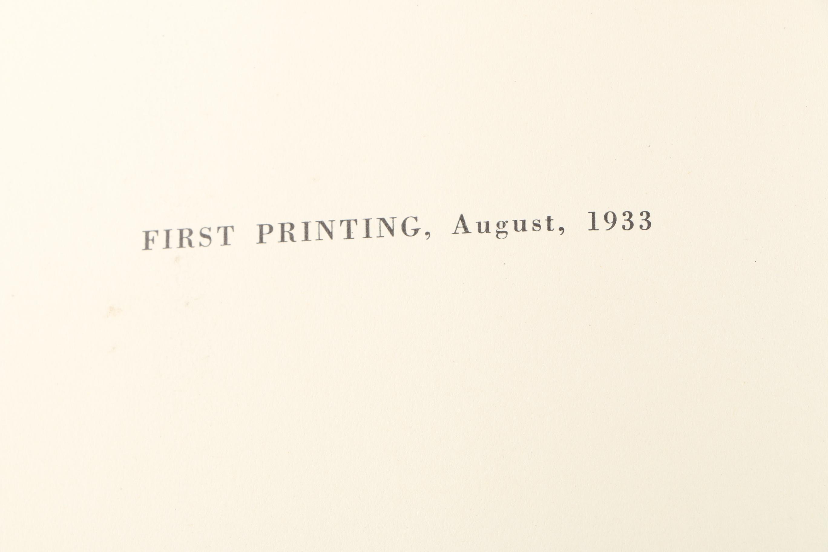 1933 First Edition "The First World War: A Photographic History" Edited by Laurence Stallings
