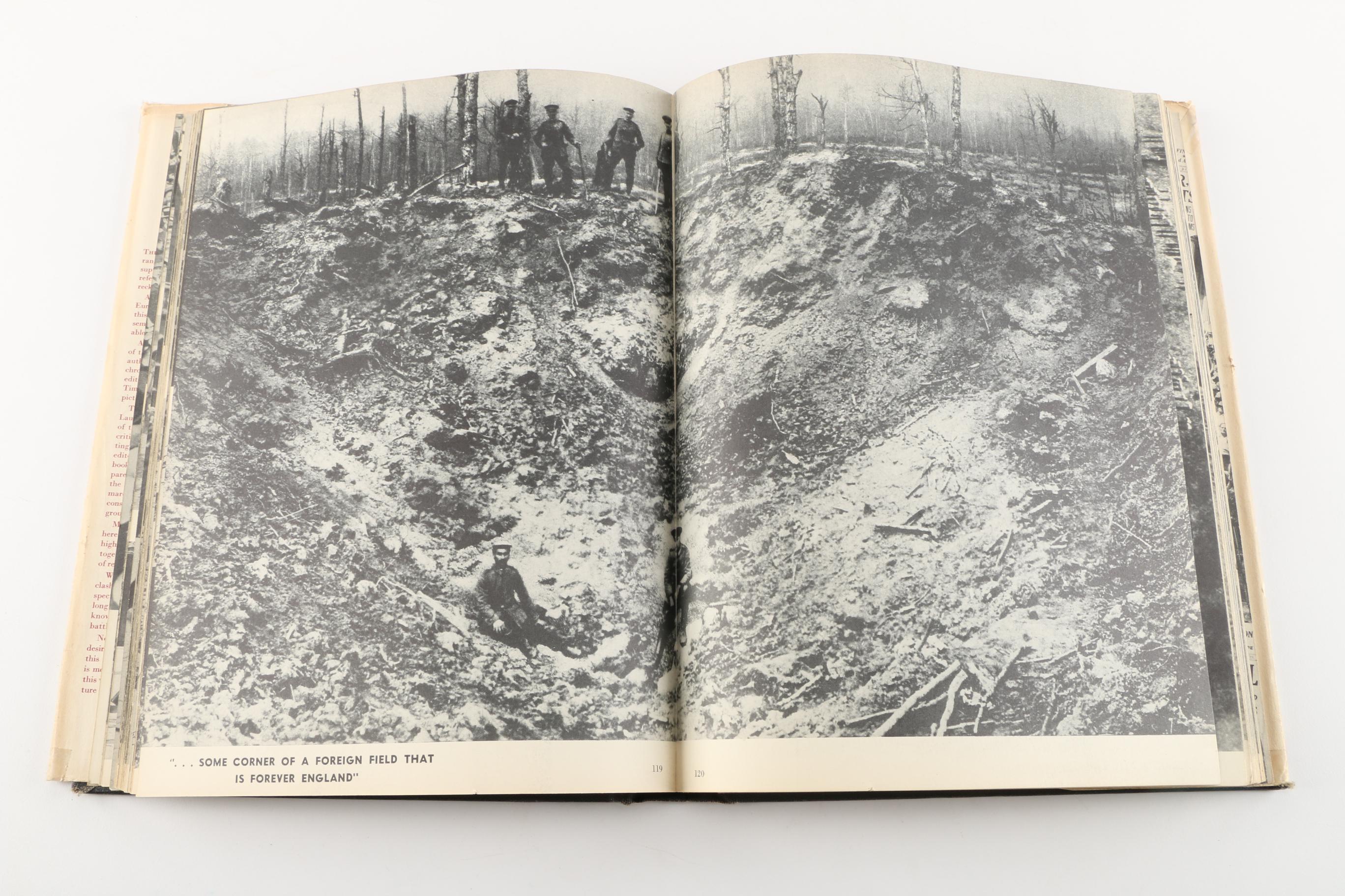1933 First Edition "The First World War: A Photographic History" Edited by Laurence Stallings