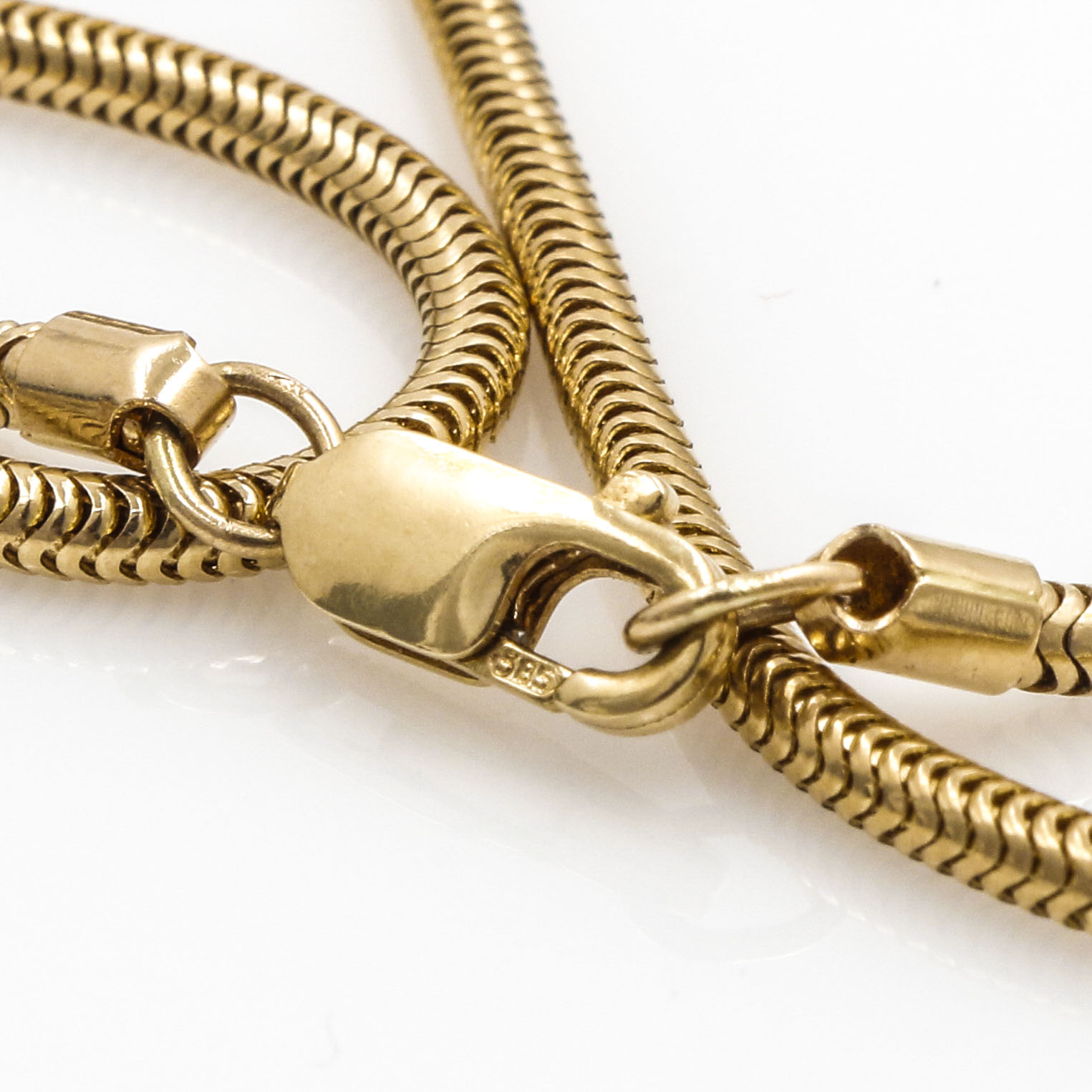 Tracey Designs 14K Yellow Gold Mosaic Gemstone Inlay Yeibichai Pendant Necklace