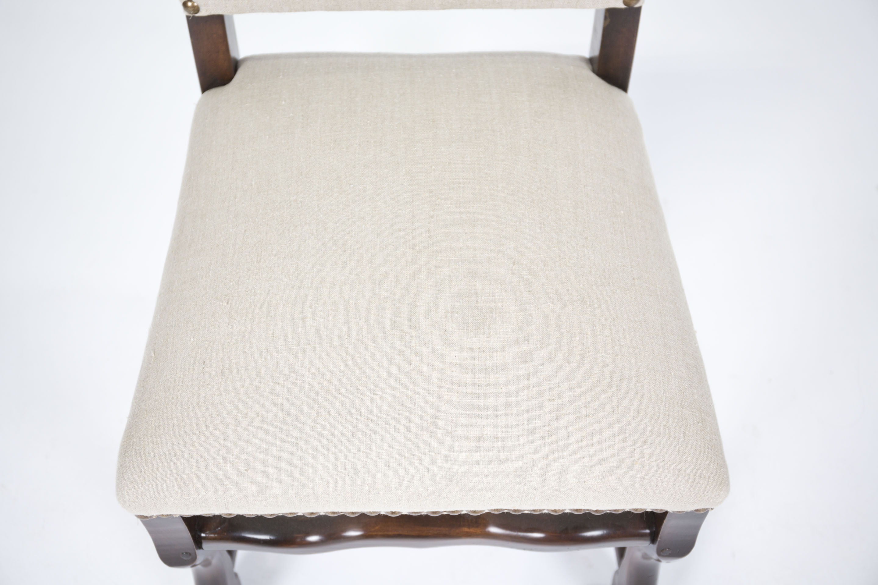 Louis XIII Style Side Chair by Os De Mouton