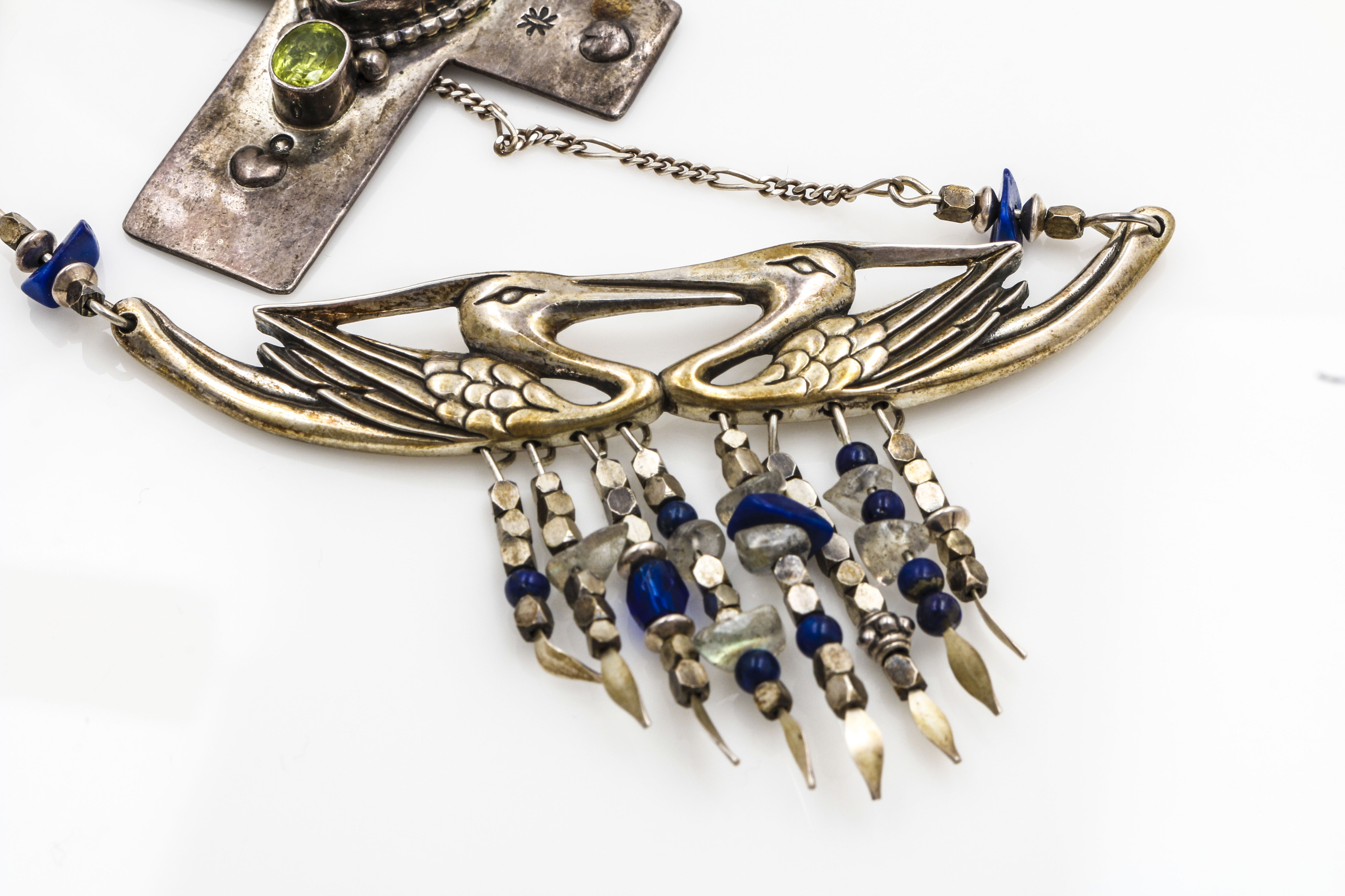 Sterling Silver Jewelry Including Navajo Juan Willie