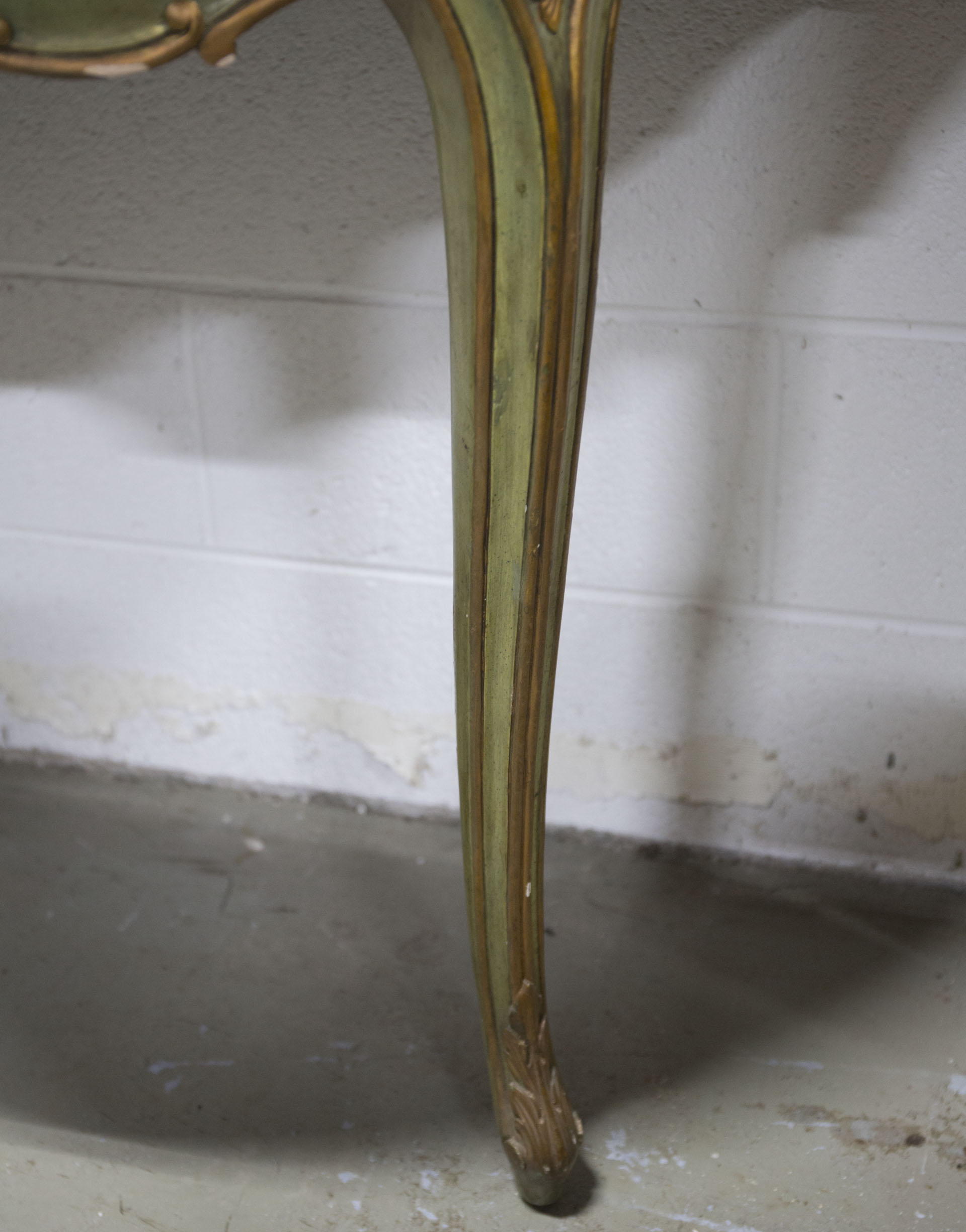 Vintage Louis XV Style Demilune Console Tables