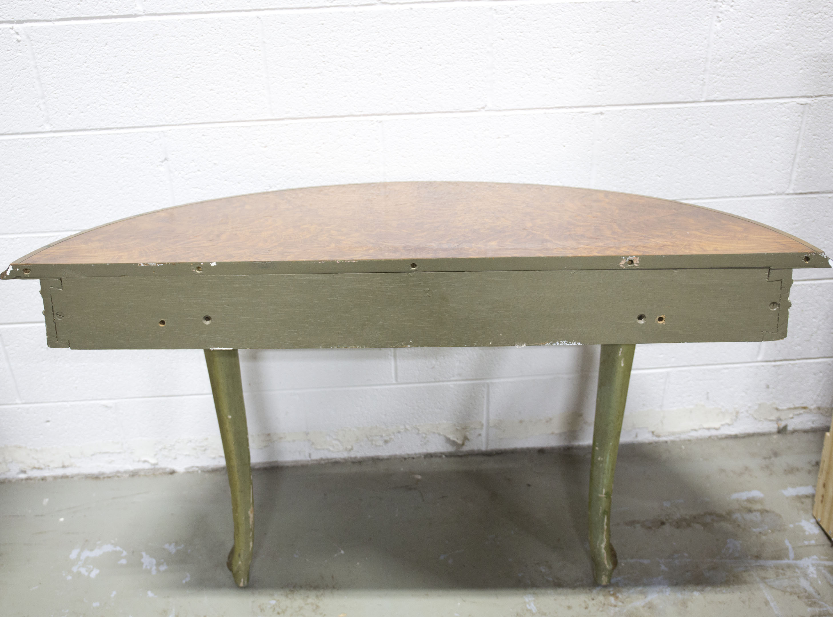 Vintage Louis XV Style Demilune Console Tables