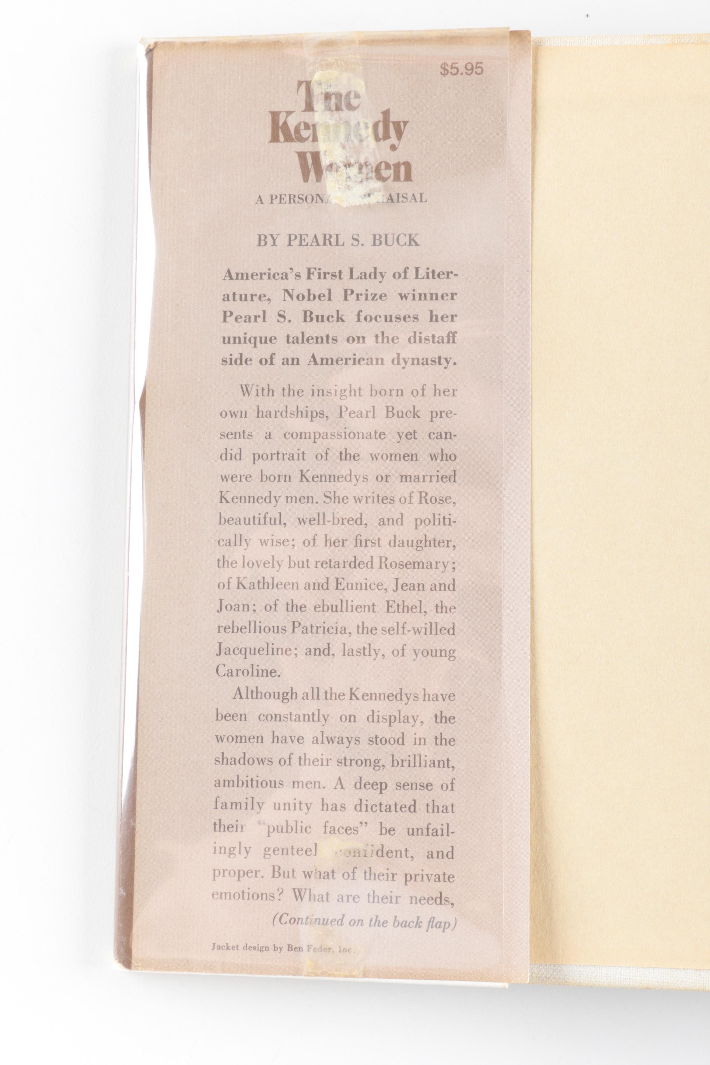 1970 First Edition "The Kennedy Women: A Personal Appraisal" by Pearl S. Buck