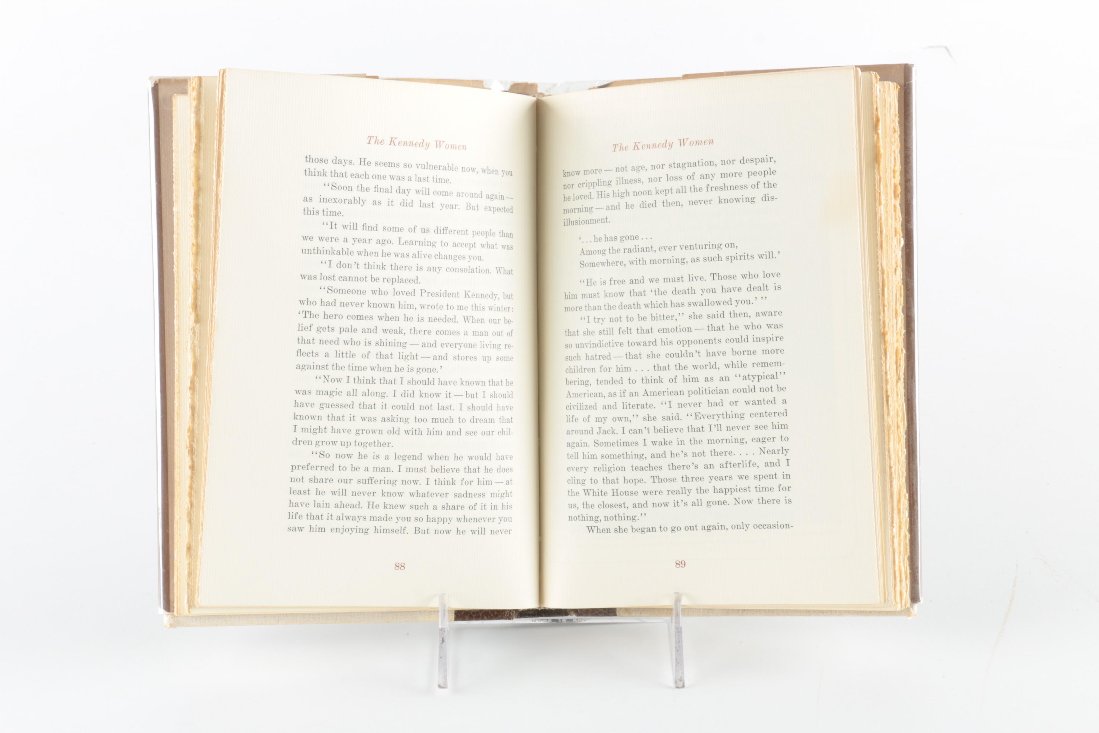 1970 First Edition "The Kennedy Women: A Personal Appraisal" by Pearl S. Buck