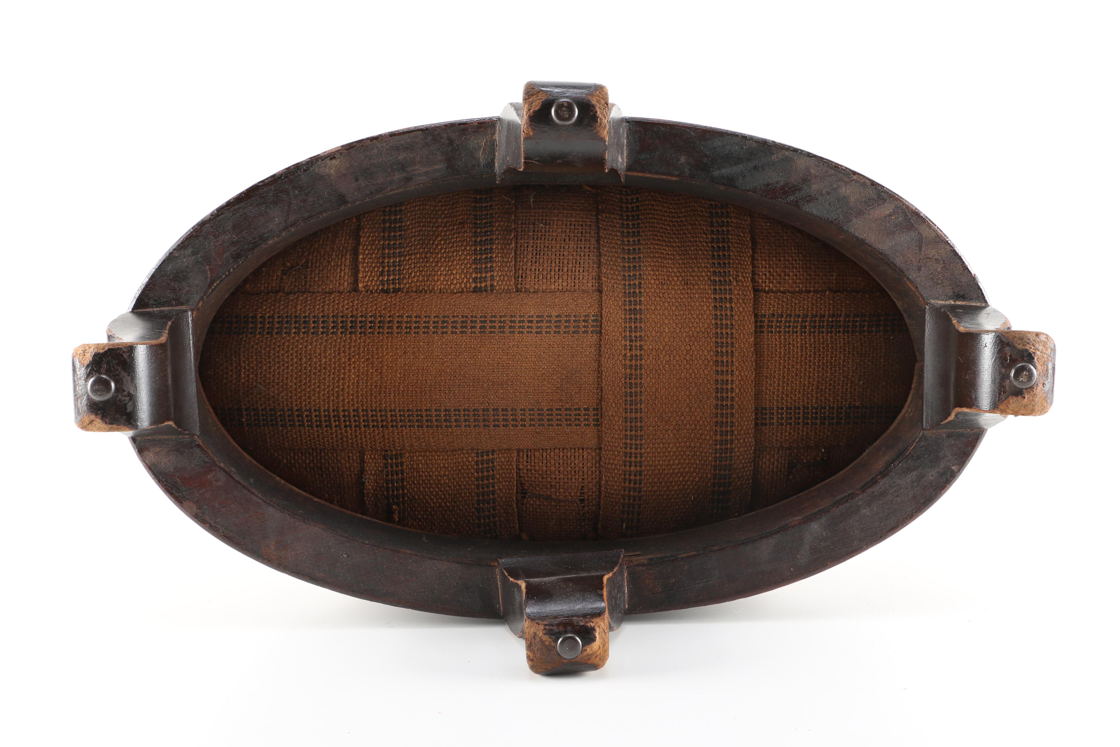 Antique Needlepoint Footstool