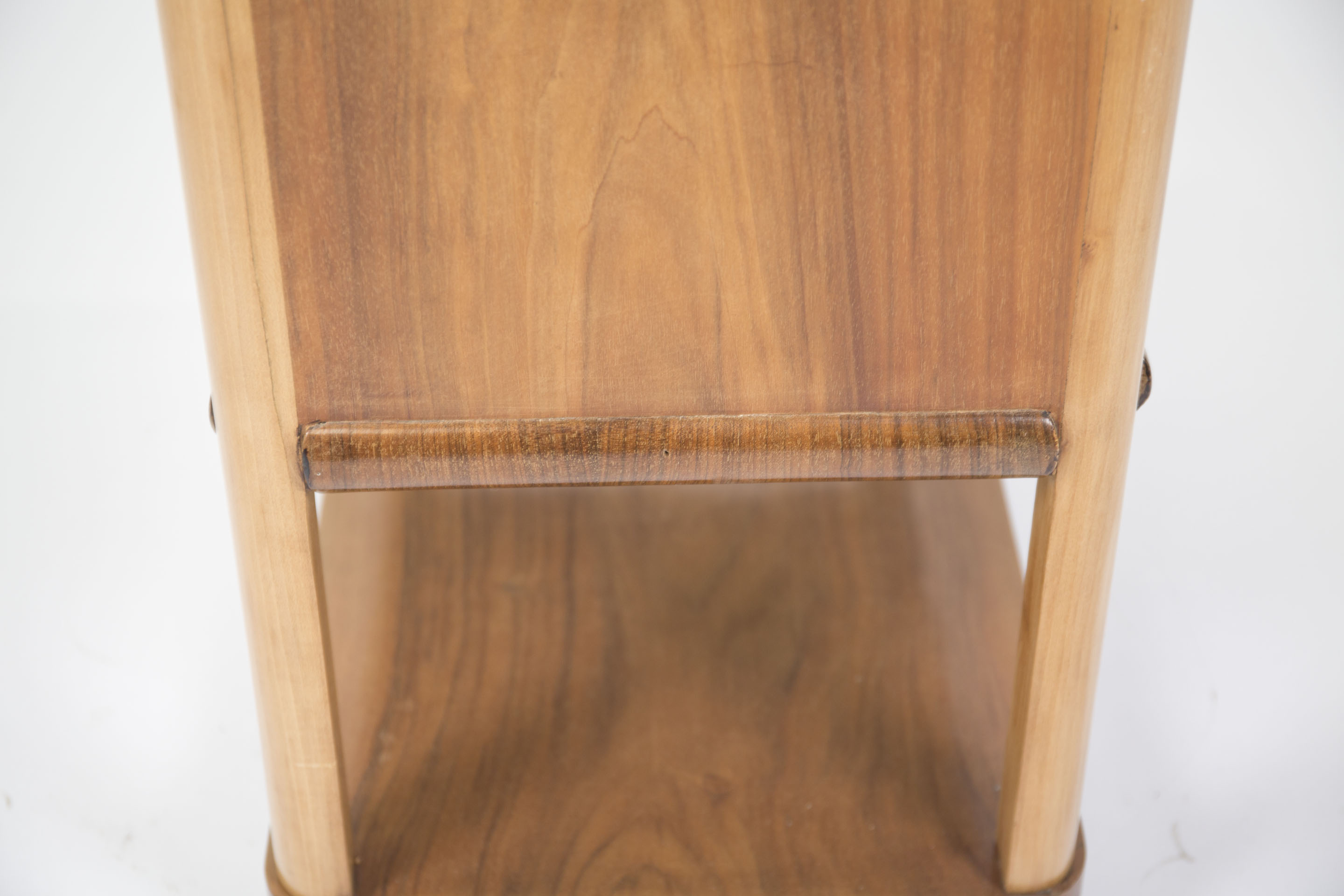 Art Deco Walnut Burl Liquor Cabinet