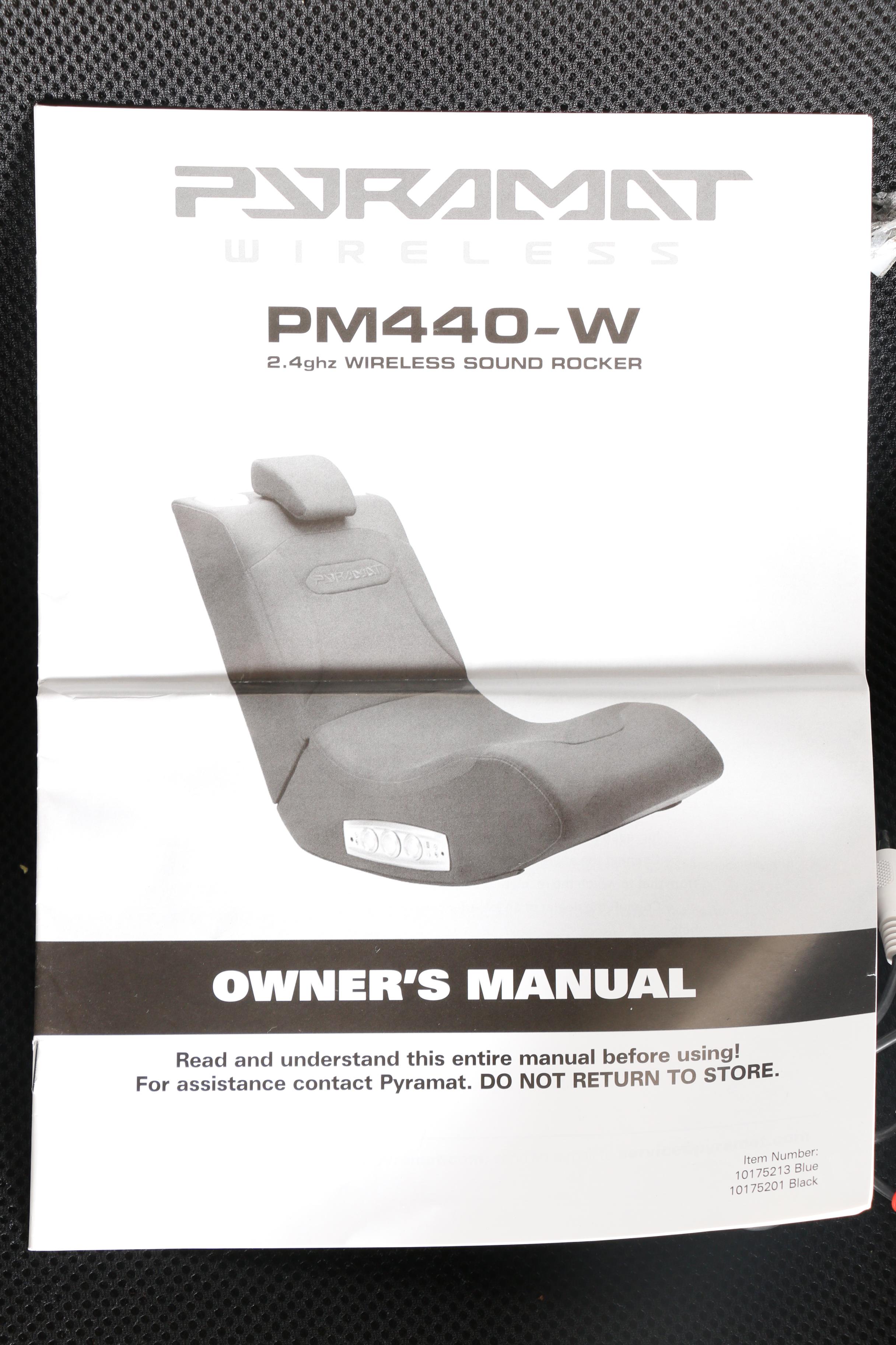 Pyramat "Wireless Sound Rocker" Gaming Chairs