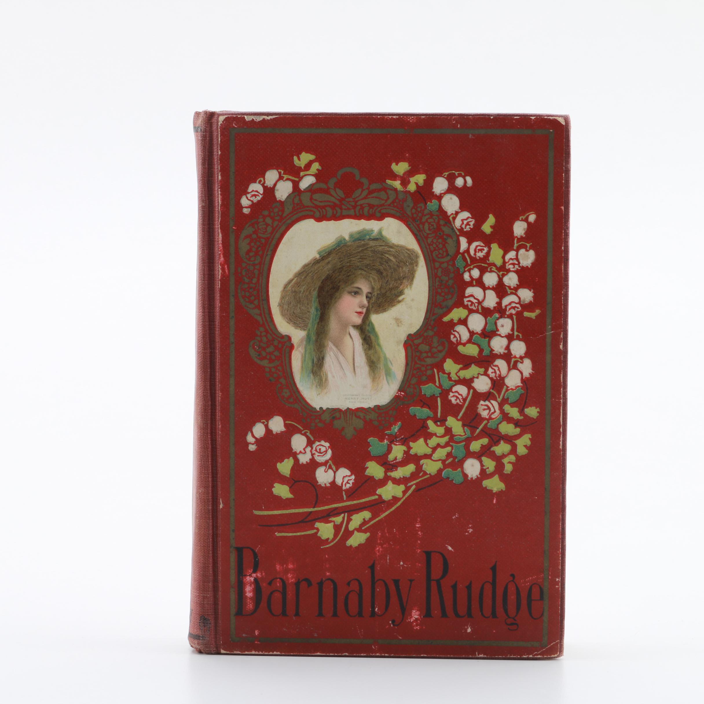 Vintage Edition of "Barnaby Rudge" with Illustrated Cover