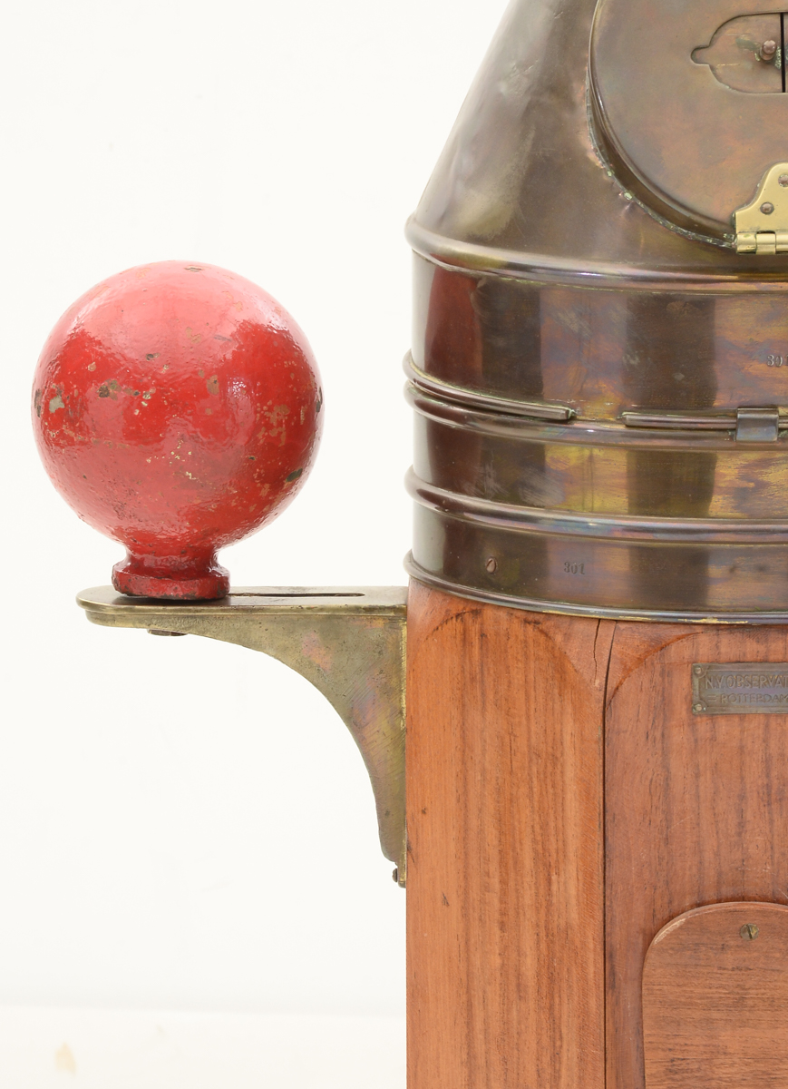 Wood and Brass Ship's Binnacle