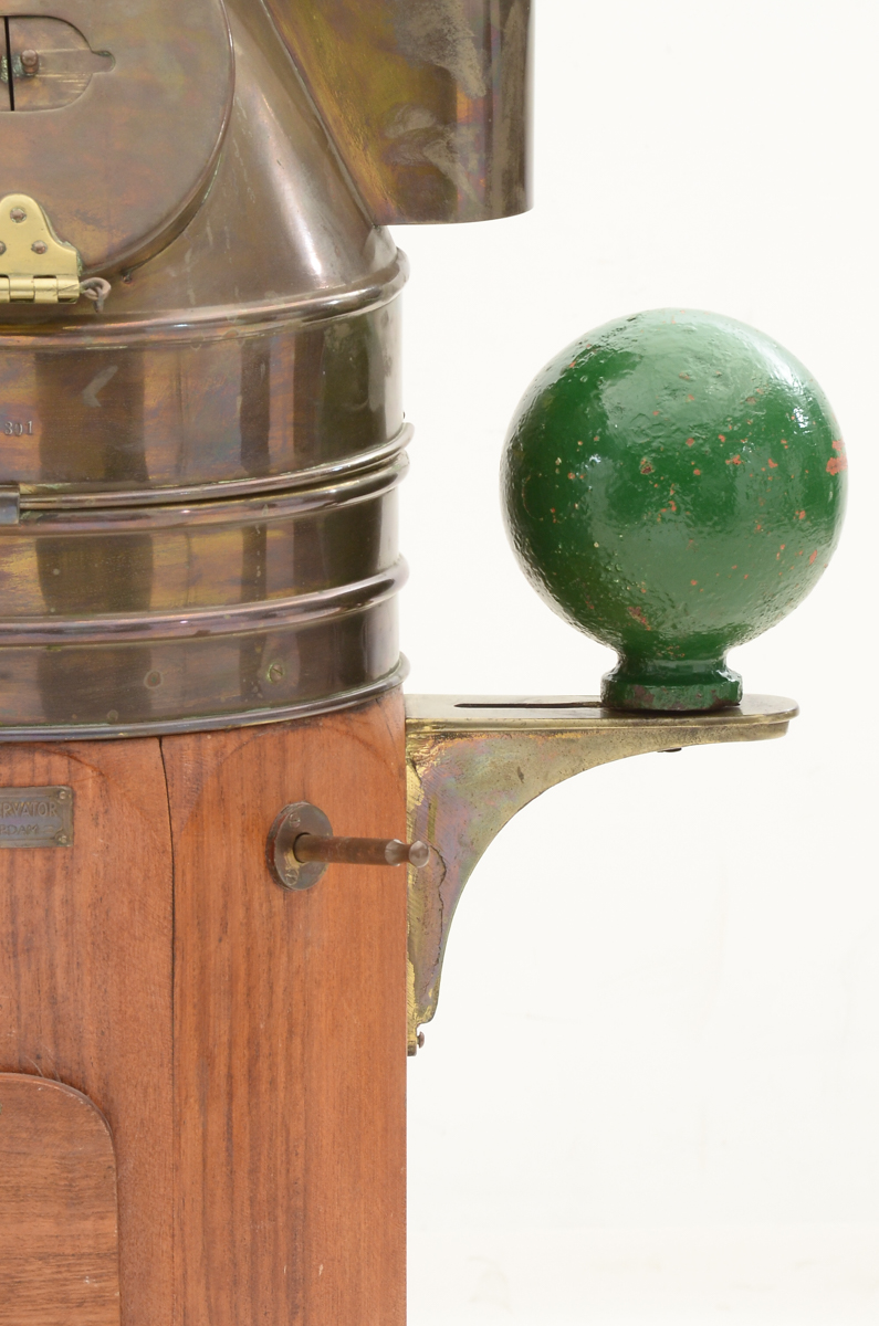 Wood and Brass Ship's Binnacle