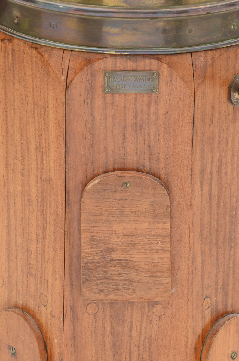 Wood and Brass Ship's Binnacle