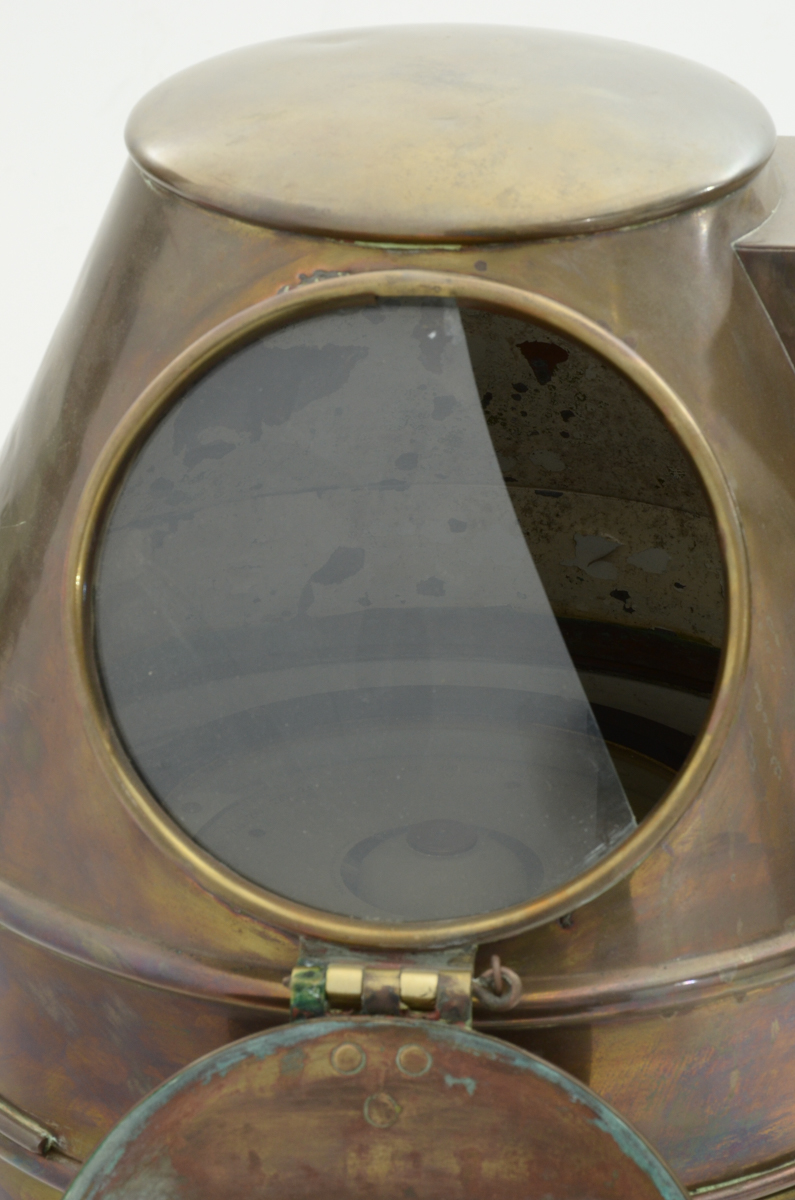 Wood and Brass Ship's Binnacle