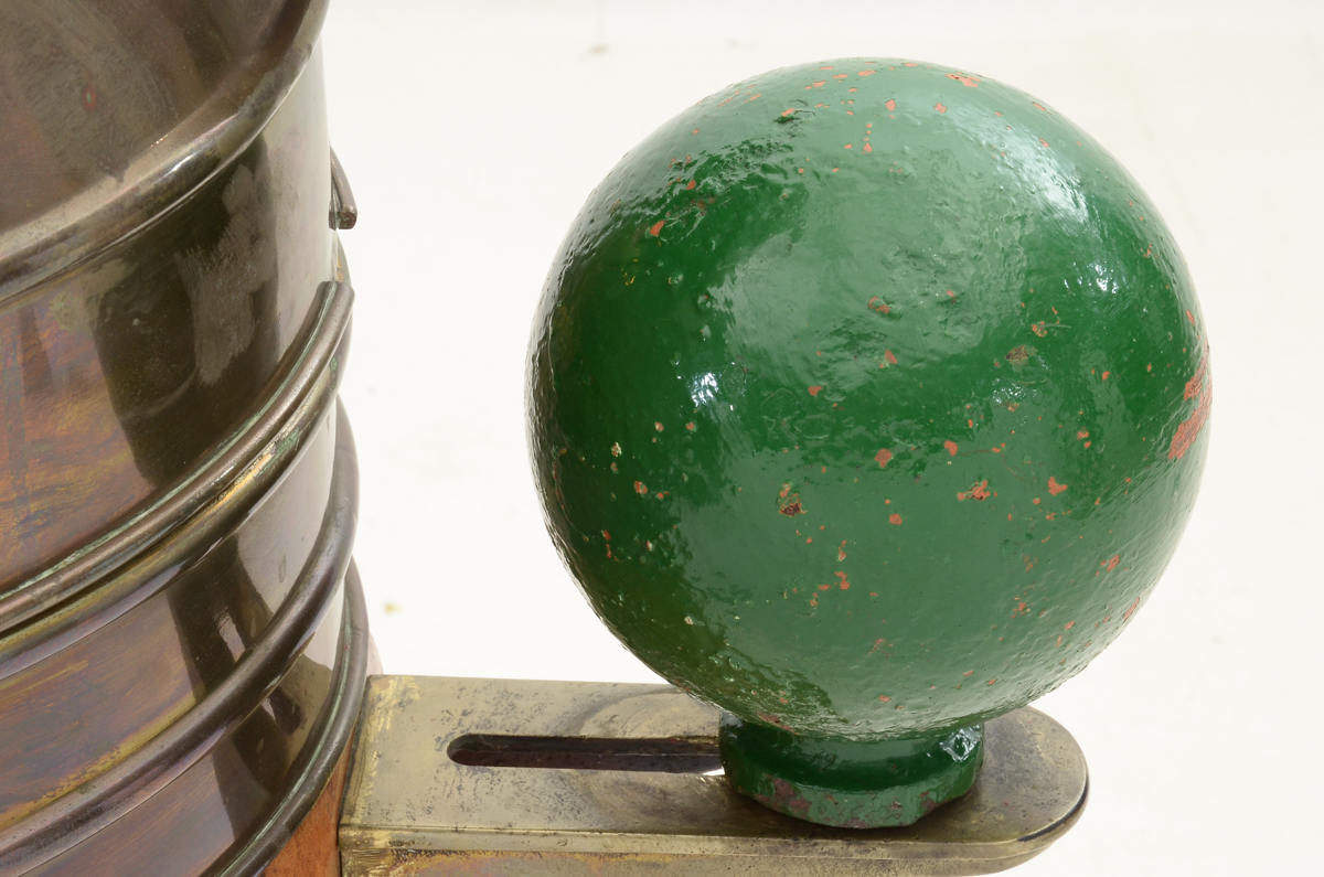 Wood and Brass Ship's Binnacle